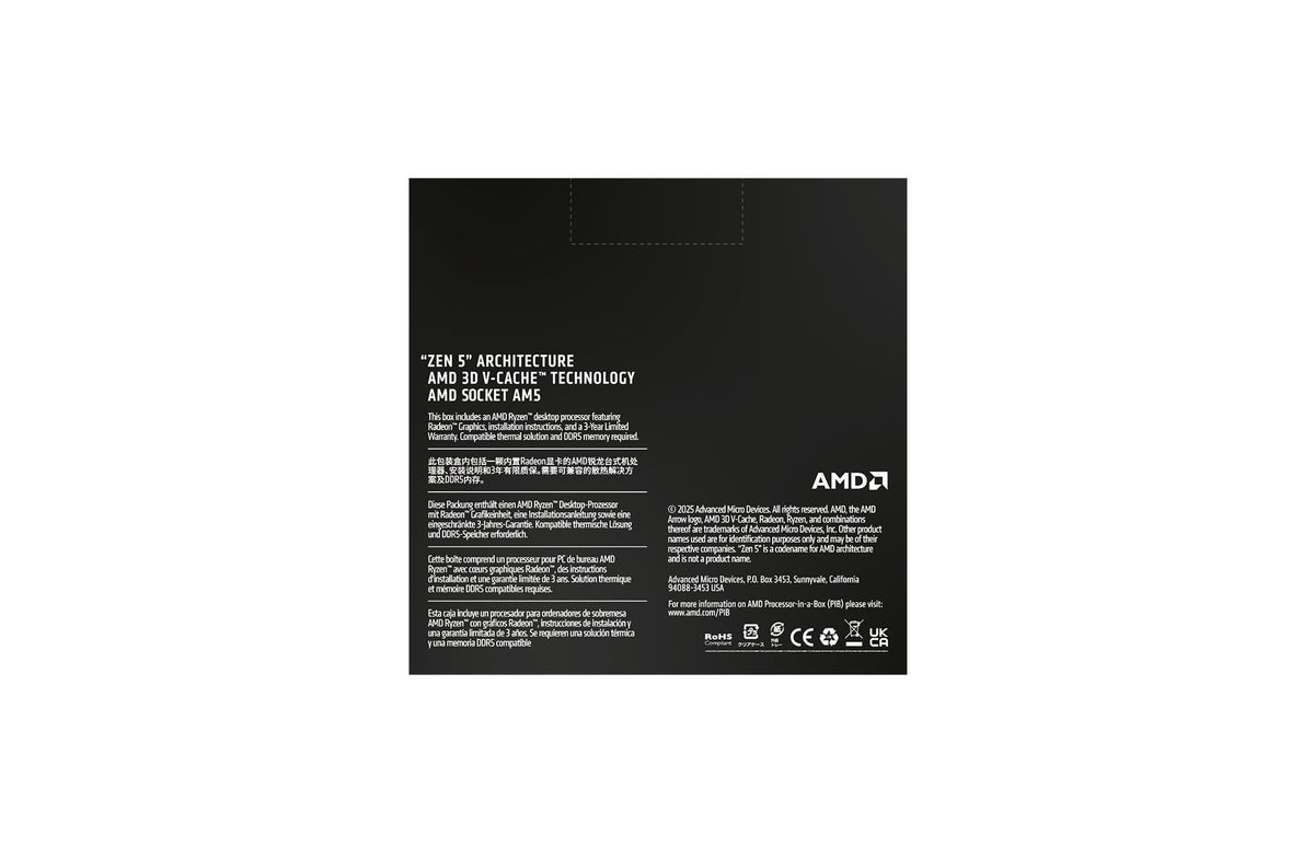 AMD Ryzen 9 9950X3D2 16C/32T 5.6GHz BOX