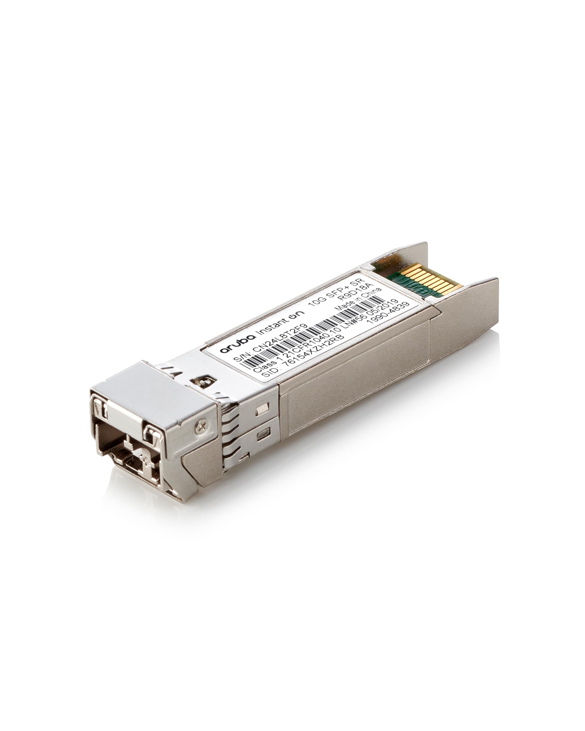 HPE Networking Instant On Module transmetteur transceiver SFP+ 10GbE 10GBase SR LC multi mode jusquà 300 m