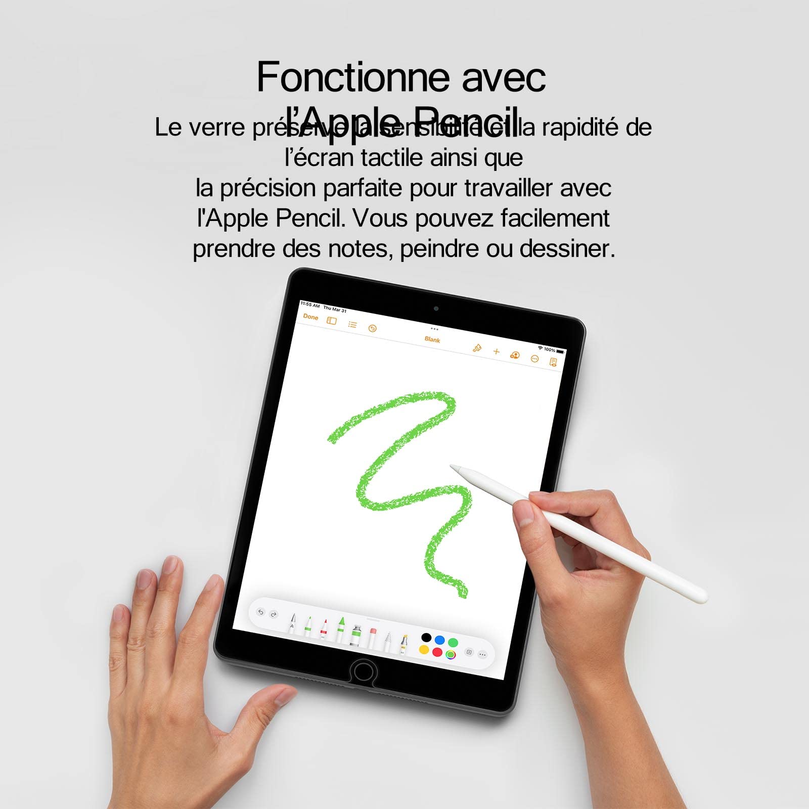 BELKIN Tempered Glass Screen Protector - iPad 9th-7th Gen/iPad Air 2019