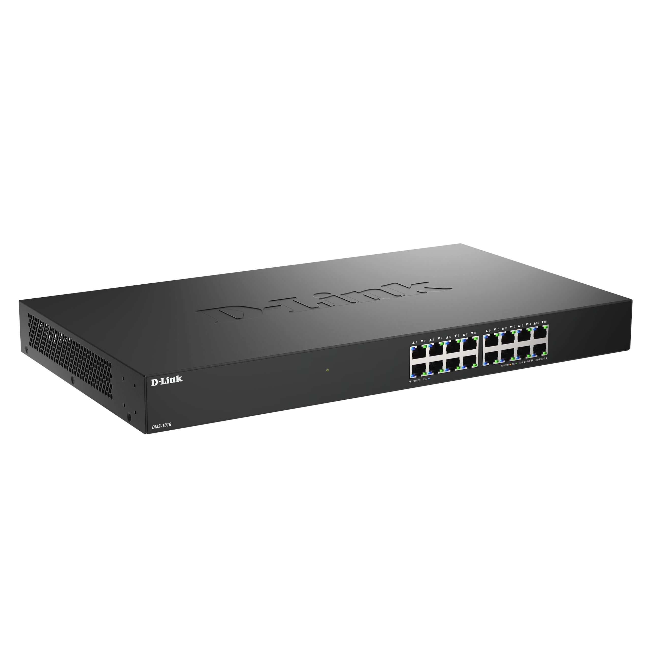 D-LINK 16 ports Multi-Gigabit 2.5 Gps - Métallique & rackable - IGMP snooping - auto MDI/MDI-X - QoS - IEEE 802.3az EEE