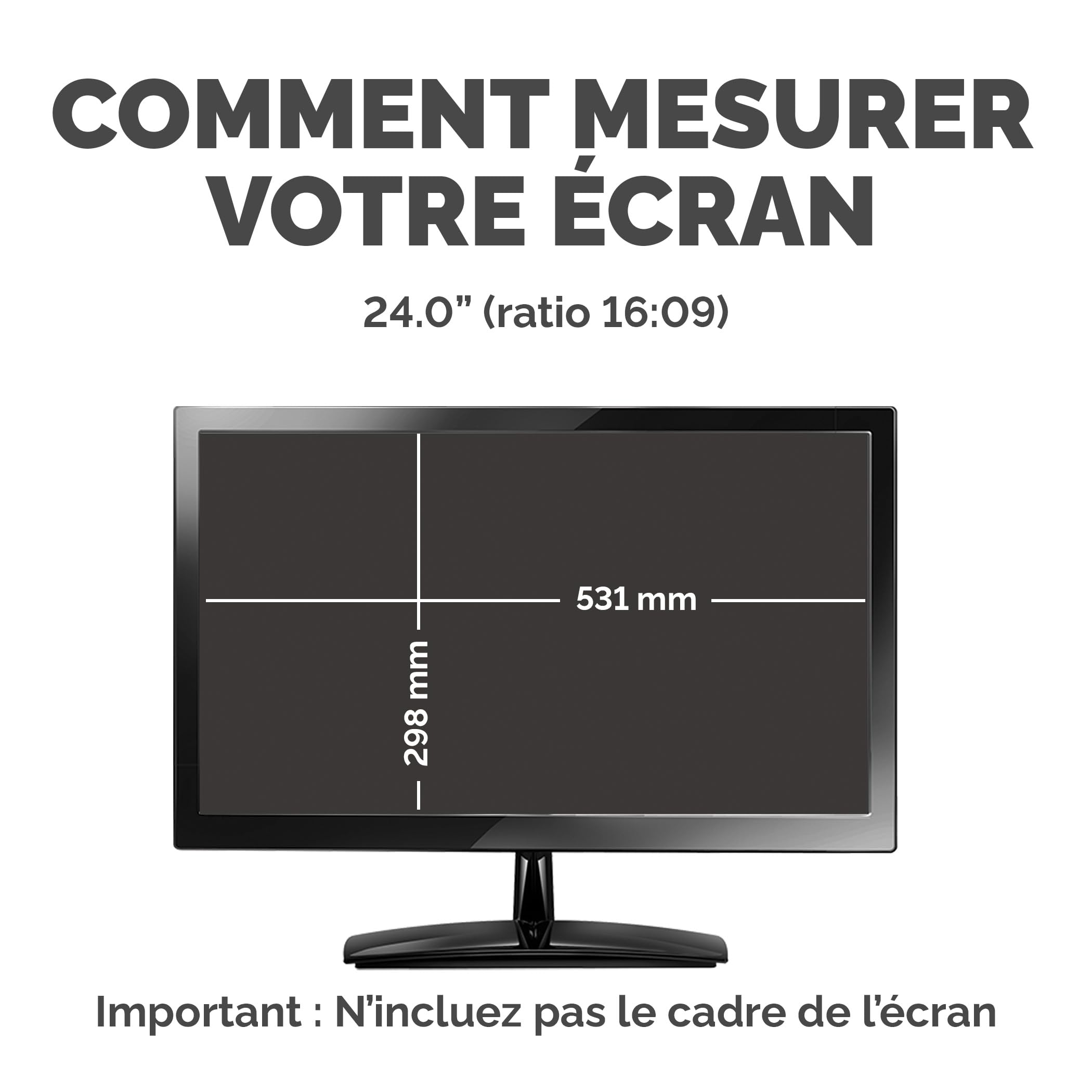 FELLOWES 24IN W FILTRE PRIVASCREEN