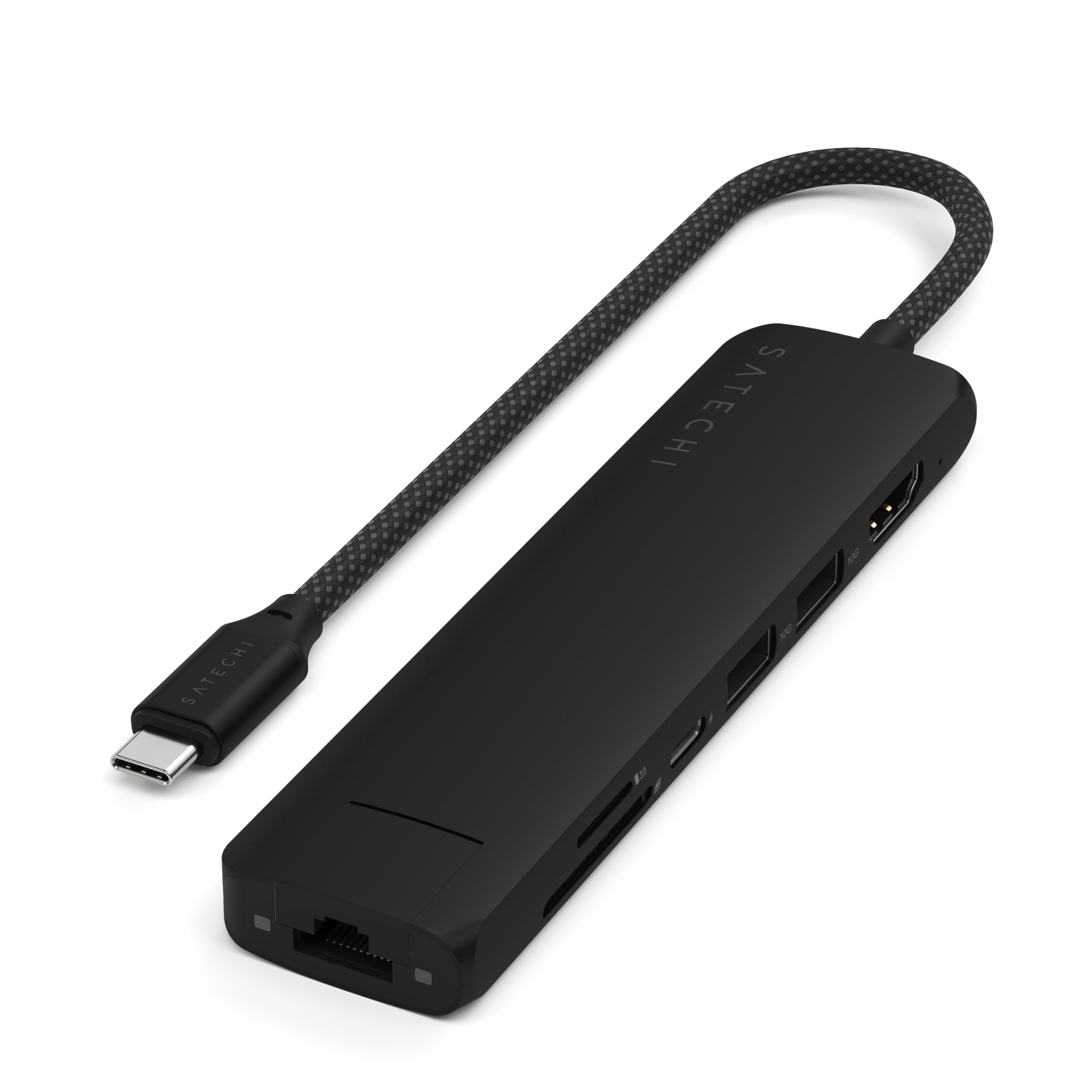7IN1 USBC MULTIPORT ADAPT ETHERNET BLK