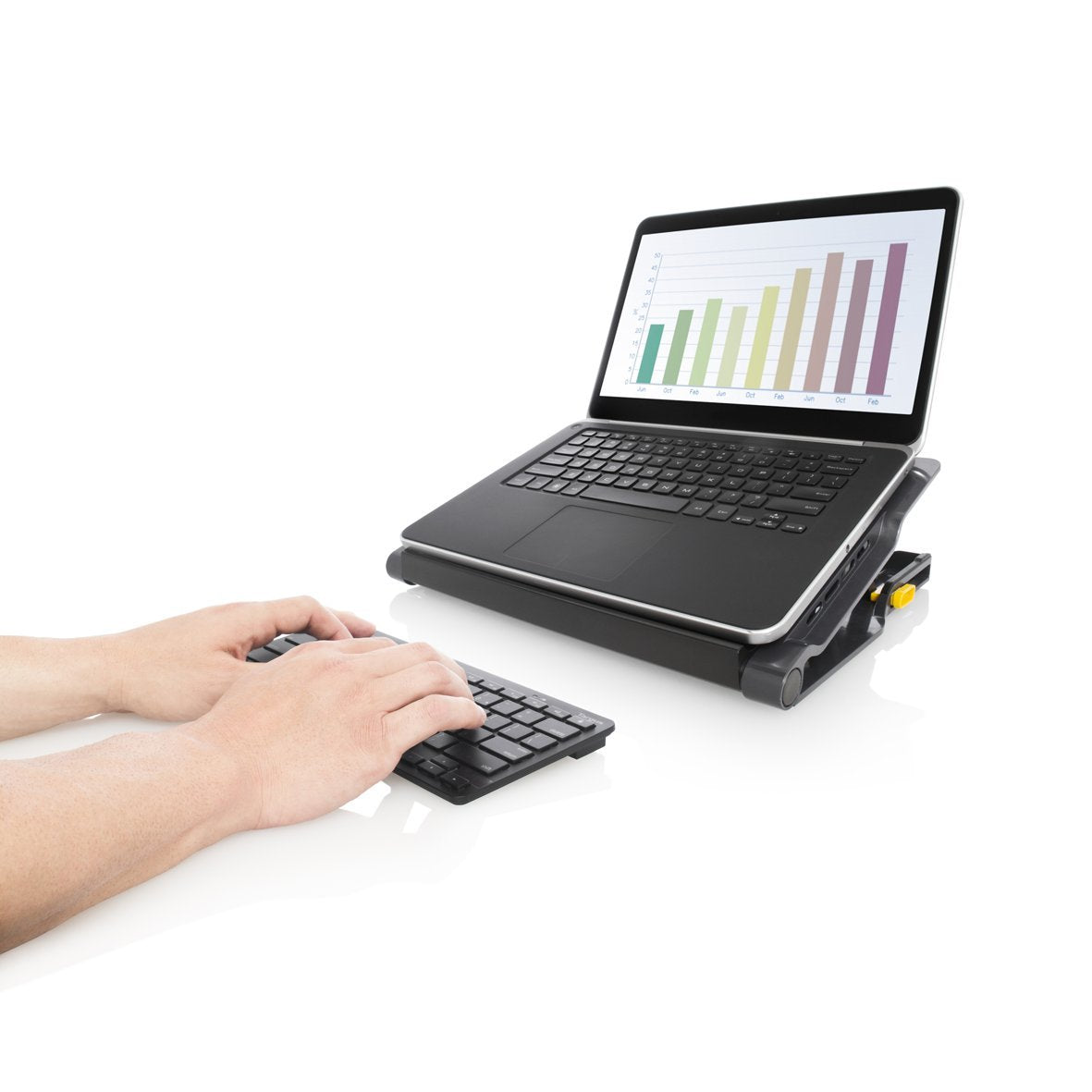 TARGUS Chill Mat - Support pour ordinateur portable - avec concentrateur USB 2.0 à 4 ports - noir, gris