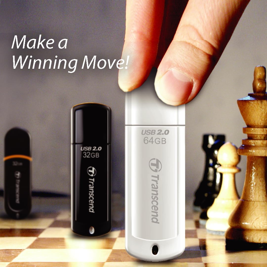 TRANSCEND 4Go Clé USB 2.0 - Noir
