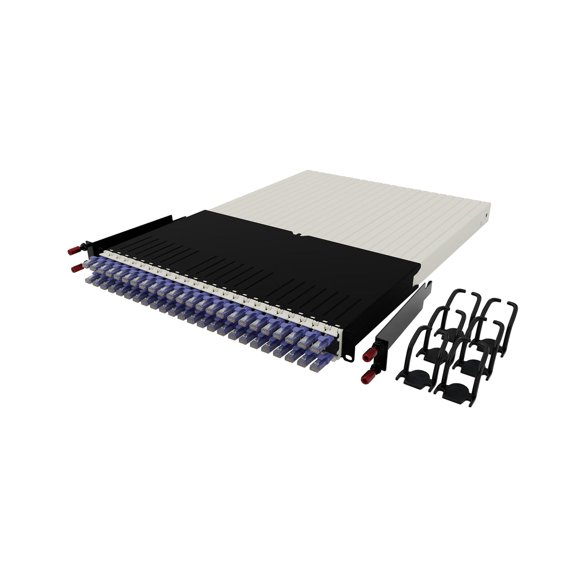 PATCHBOX ONE 24x CAT6A UTP ROUGE 1,8 m 30U