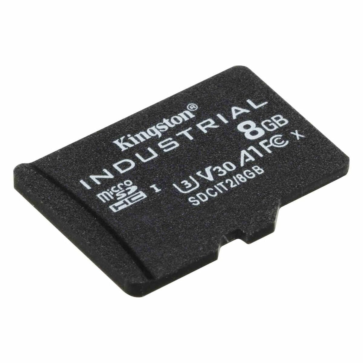 KINGSTON 8Go microSDHC Industrial C10 A1 pSLC Card Single Pack w/o Adapter