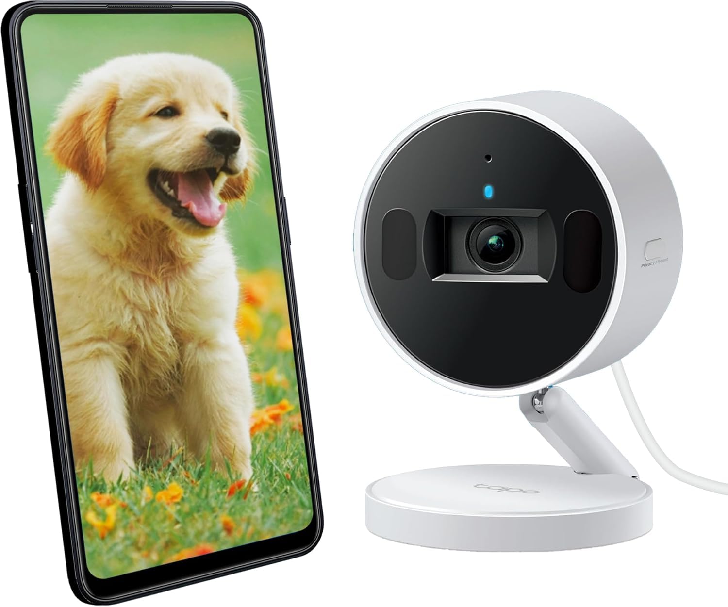 TP-LINK AI Home Security Wi-Fi Camera 2K QHD 2560x1440 2.4 GHz