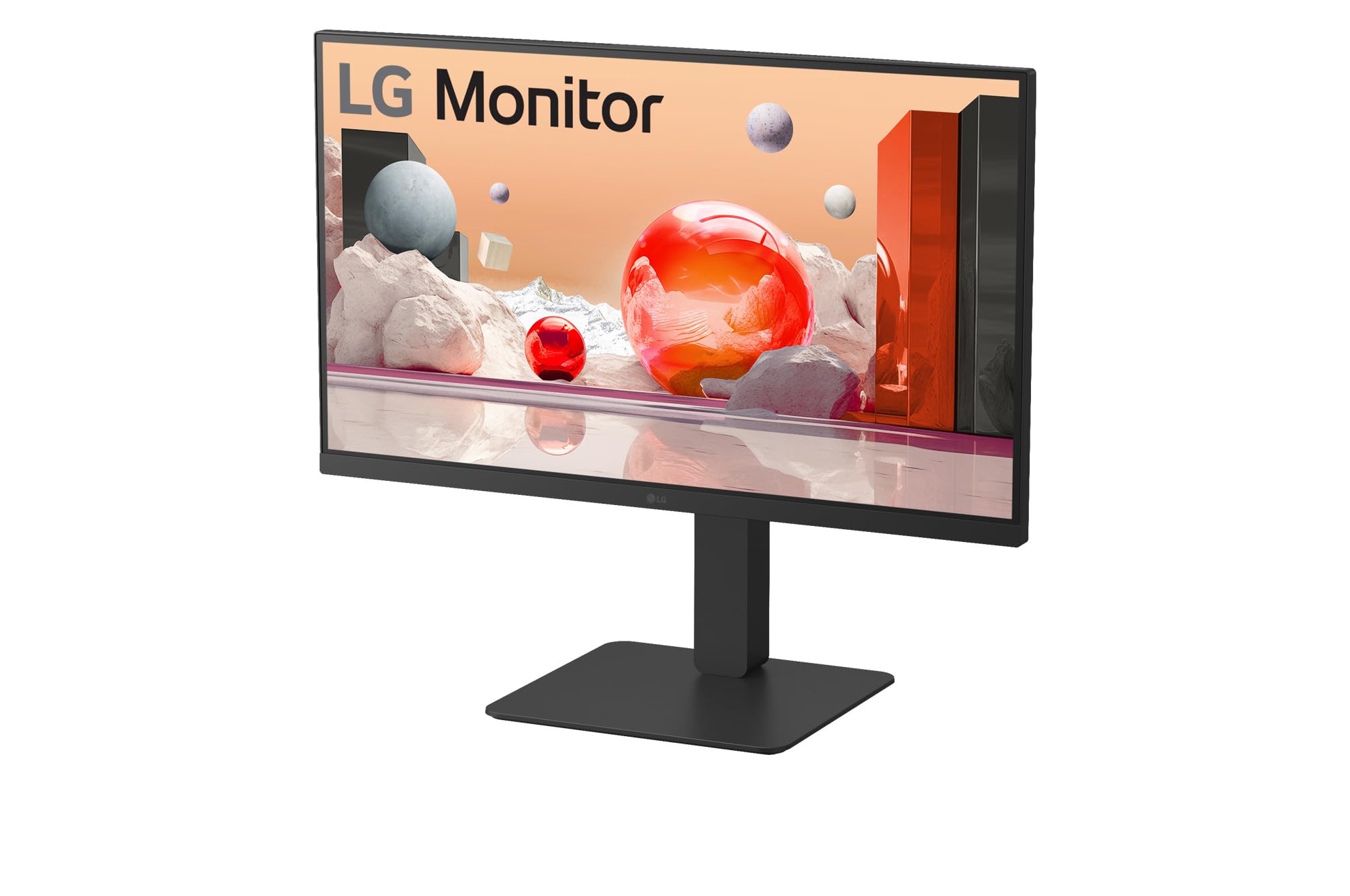 LG - Ecran LED - 27p 1920x1080 FHD 100 Hz - IPS - 5 ms - Inclinable - Hauteur réglable - Pivotant - Garantie 3 ans