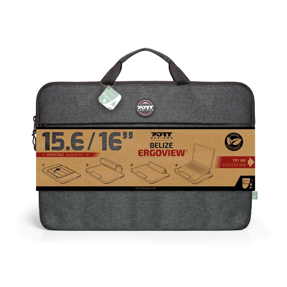 PORT DESIGNS Belize Compact and lightweight stylish notebook case 15.6/16p Tl With Ergoview