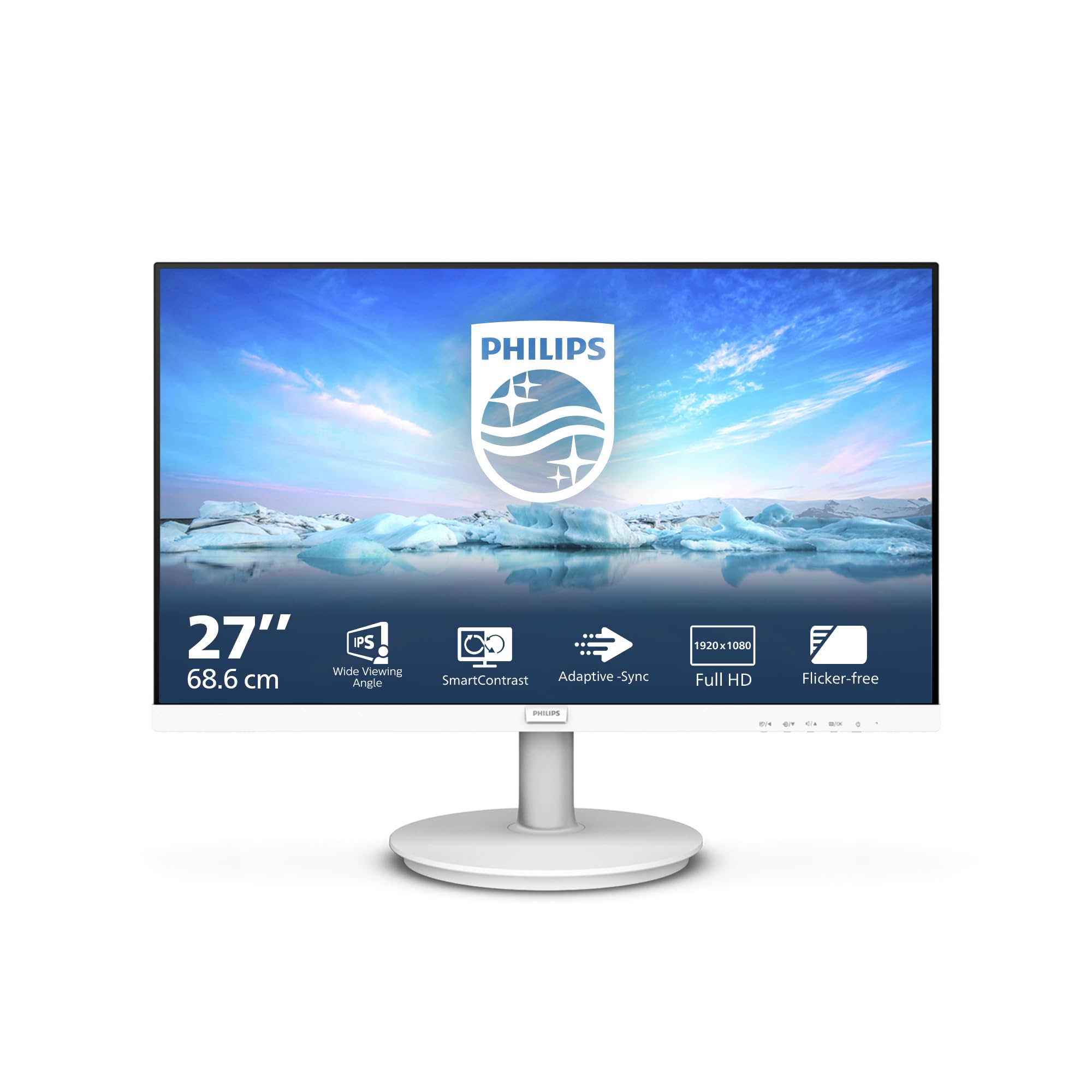 PHILIPS 271V8AW/00 27p IPS 1920x1080 16:9 HDMI D-SUB White
