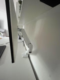 FELLOWES Bras Porte-Ecrans Double Blanc Platinum Series
