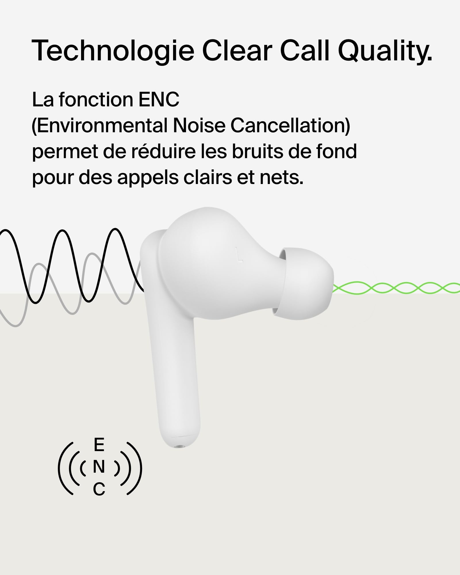BELKIN SOUNDFORM RHYTHM True Wireless Earbuds White