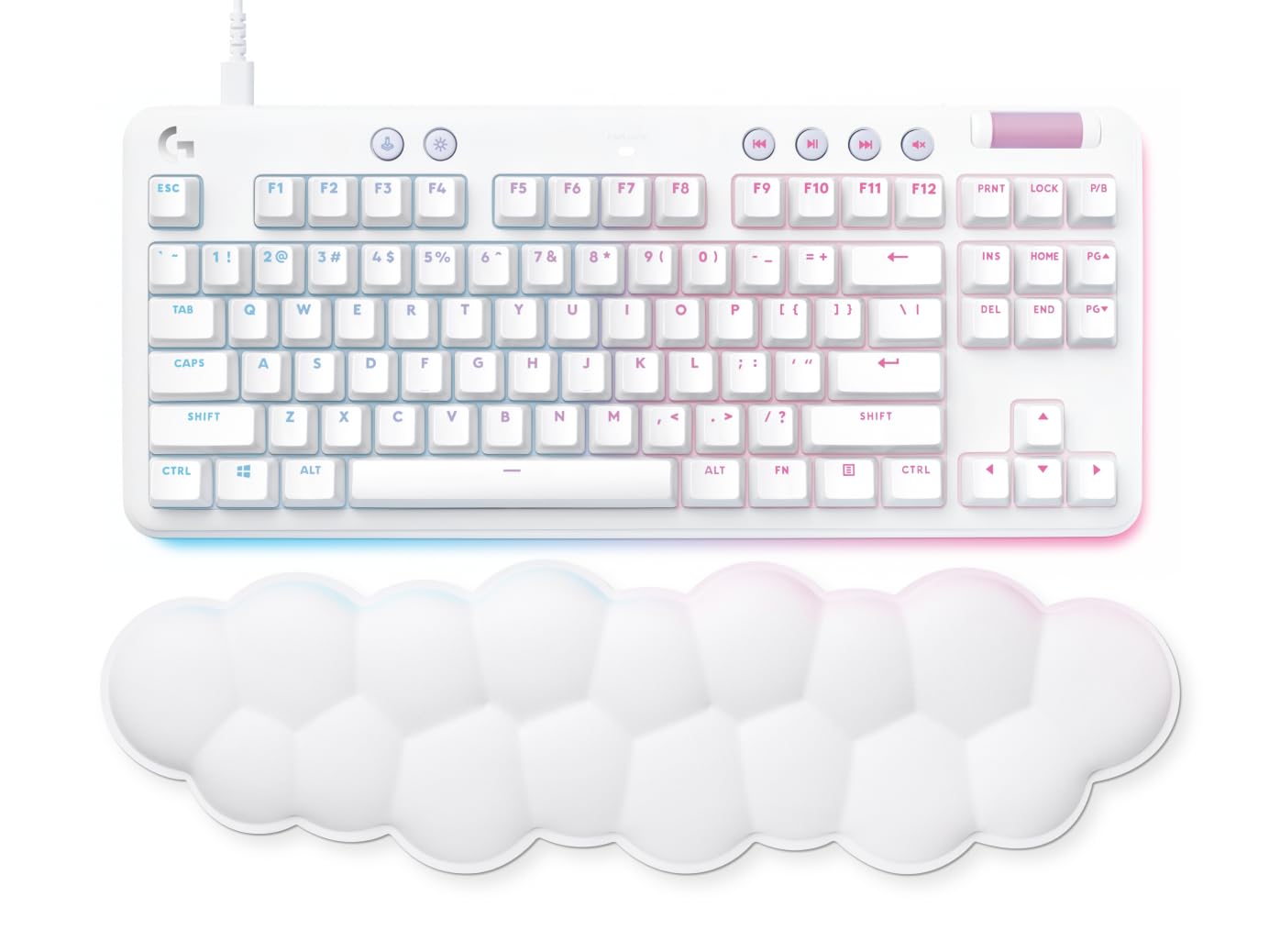 LOGITECH G713 Gaming Keyboard - OFF WHITE - (FRA) - CENTRAL