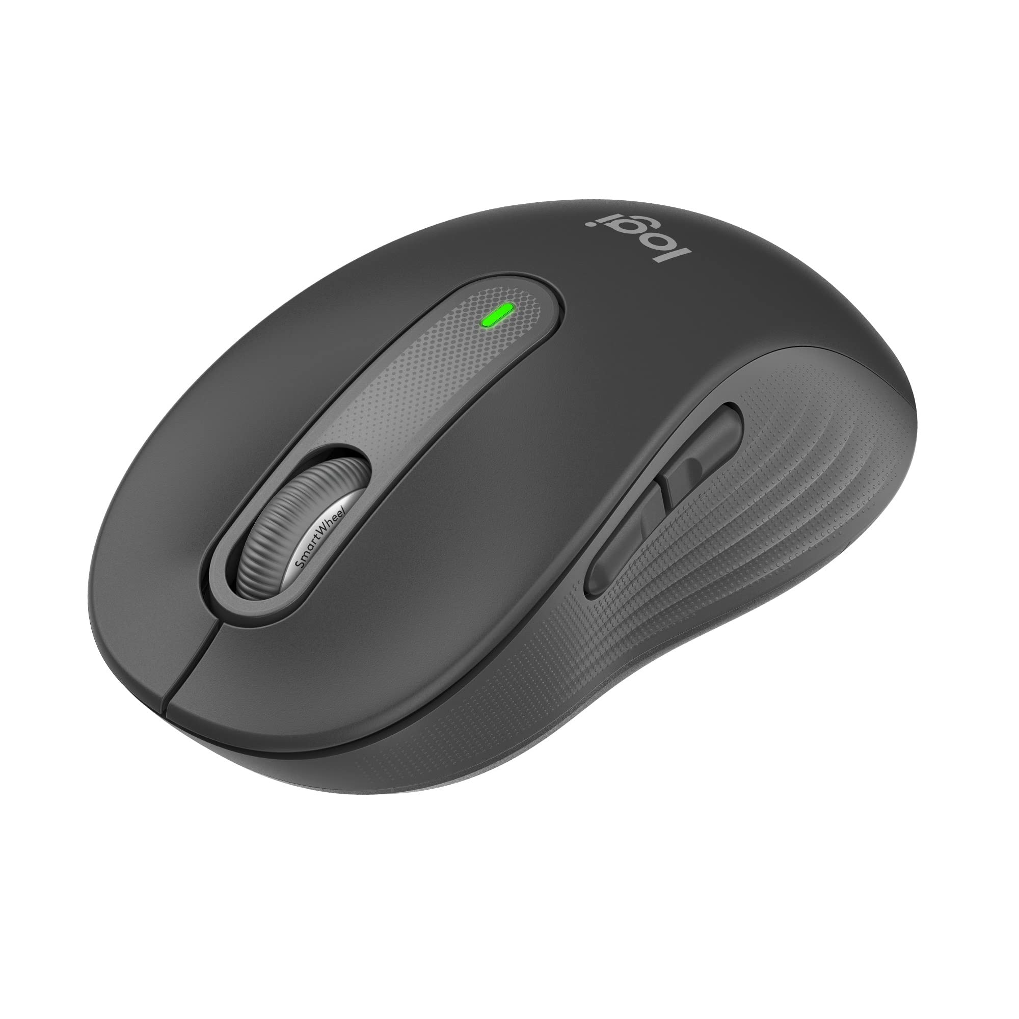LOGITECH Signature M650 for Business Mouse optical 5 buttons wireless Bluetooth 2.4 GHz Bolt USB receiver graphite