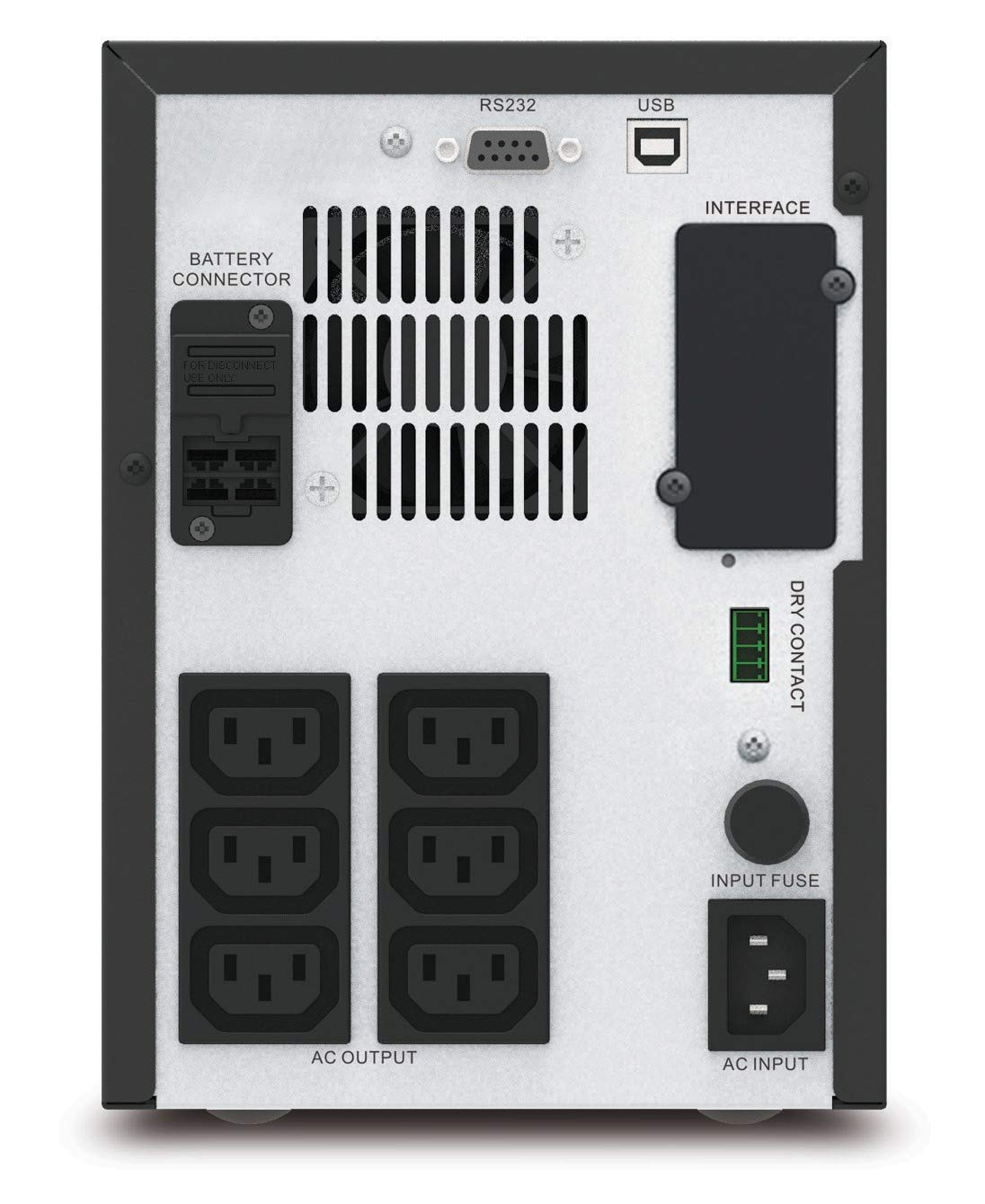 APC Easy UPS SMV SMV750CAI UPS AC 220/230/240V 525Watt 750VA 7Ah USB RS-232 output connectors 6