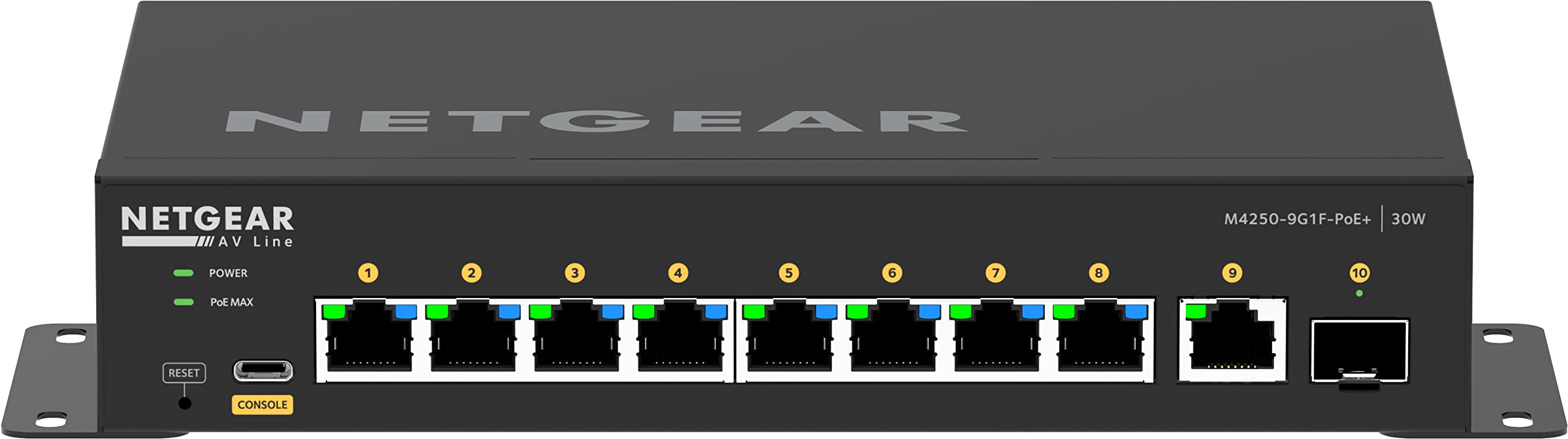 NETGEAR M4250-9G1F-PoE+ Switch 9p Gigabit dont 8 PoE+ &1 SFP