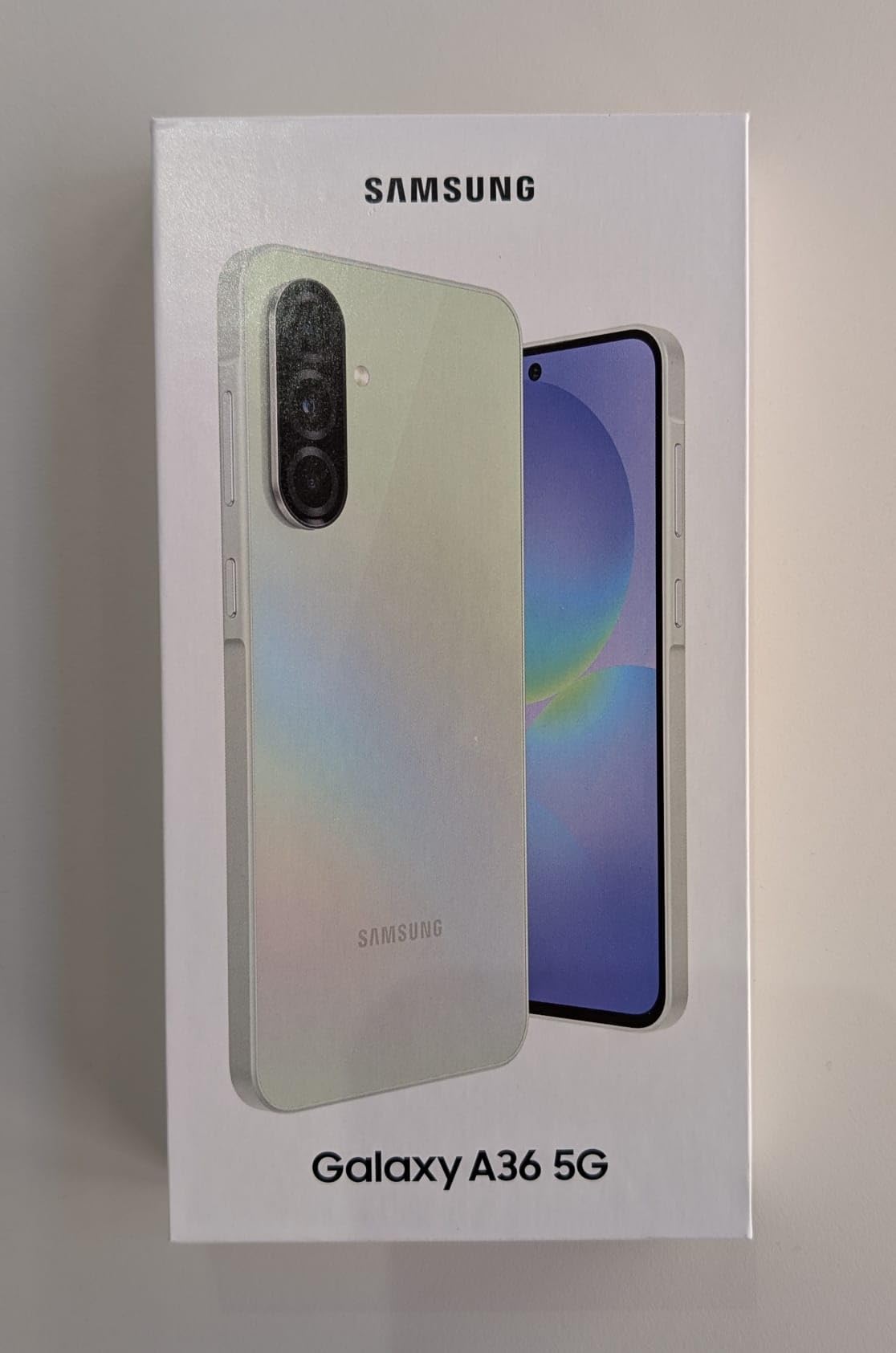 "Samsung Galaxy A36 5G 17 cm (6.7"") Double SIM Android 15 USB Type-C 8 Go 256 Go 5000 mAh Citron vert"