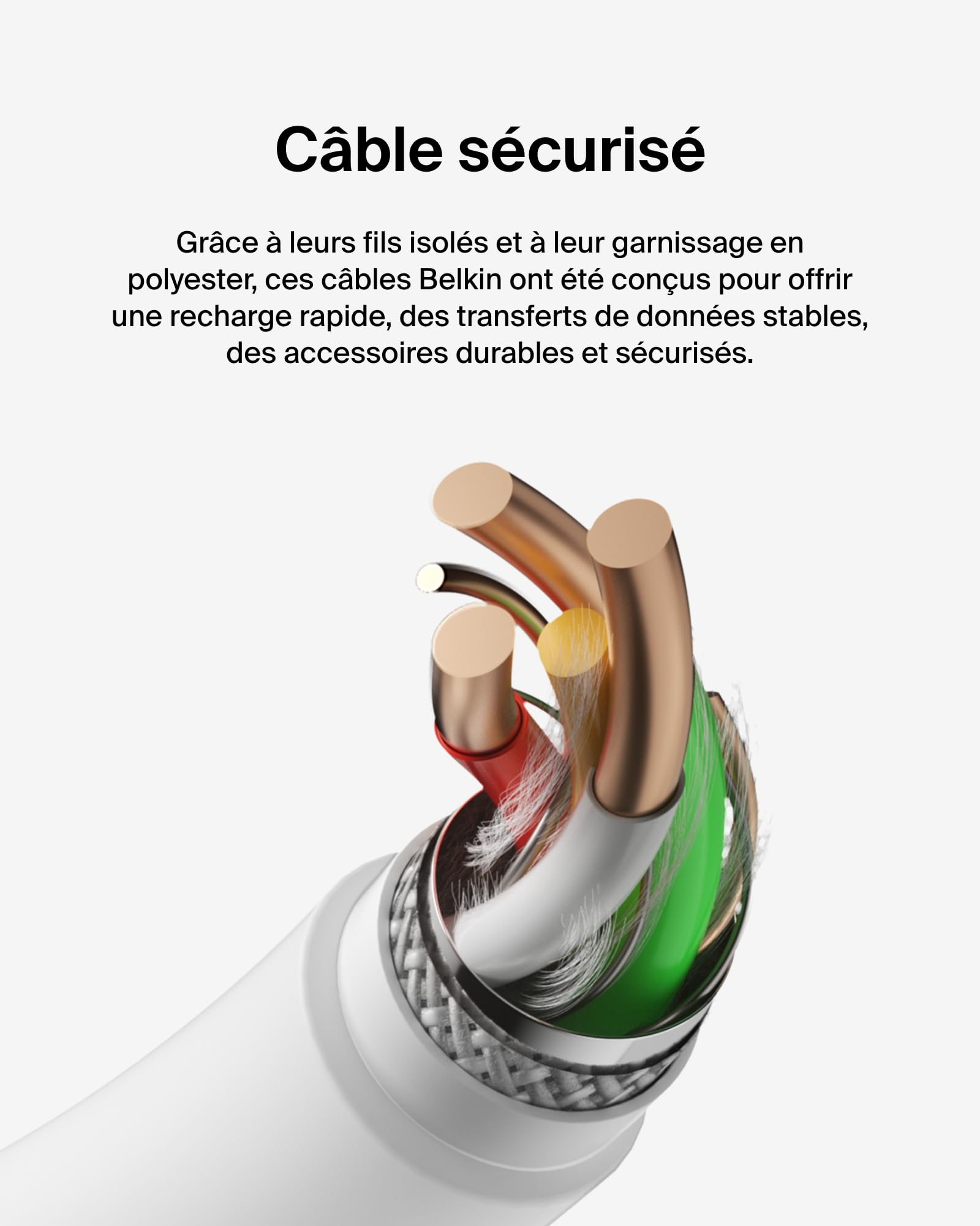 BELKIN BOOST CHARGE USB-C to USB-C 2.0 Cable PVC 1M White