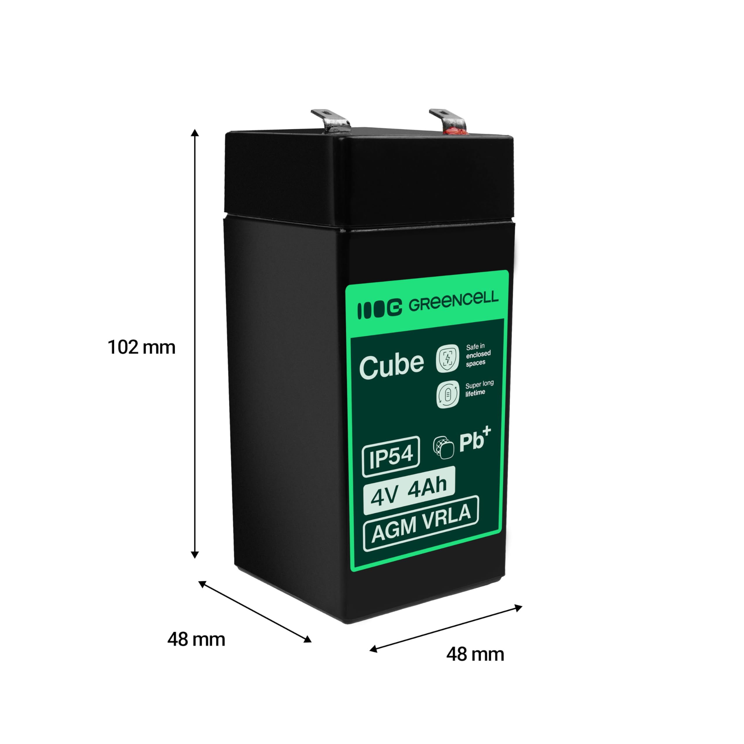 Green Cell AGM37 batterie rechargeable Sealed Lead Acid (VRLA) 4000 mAh 4 V