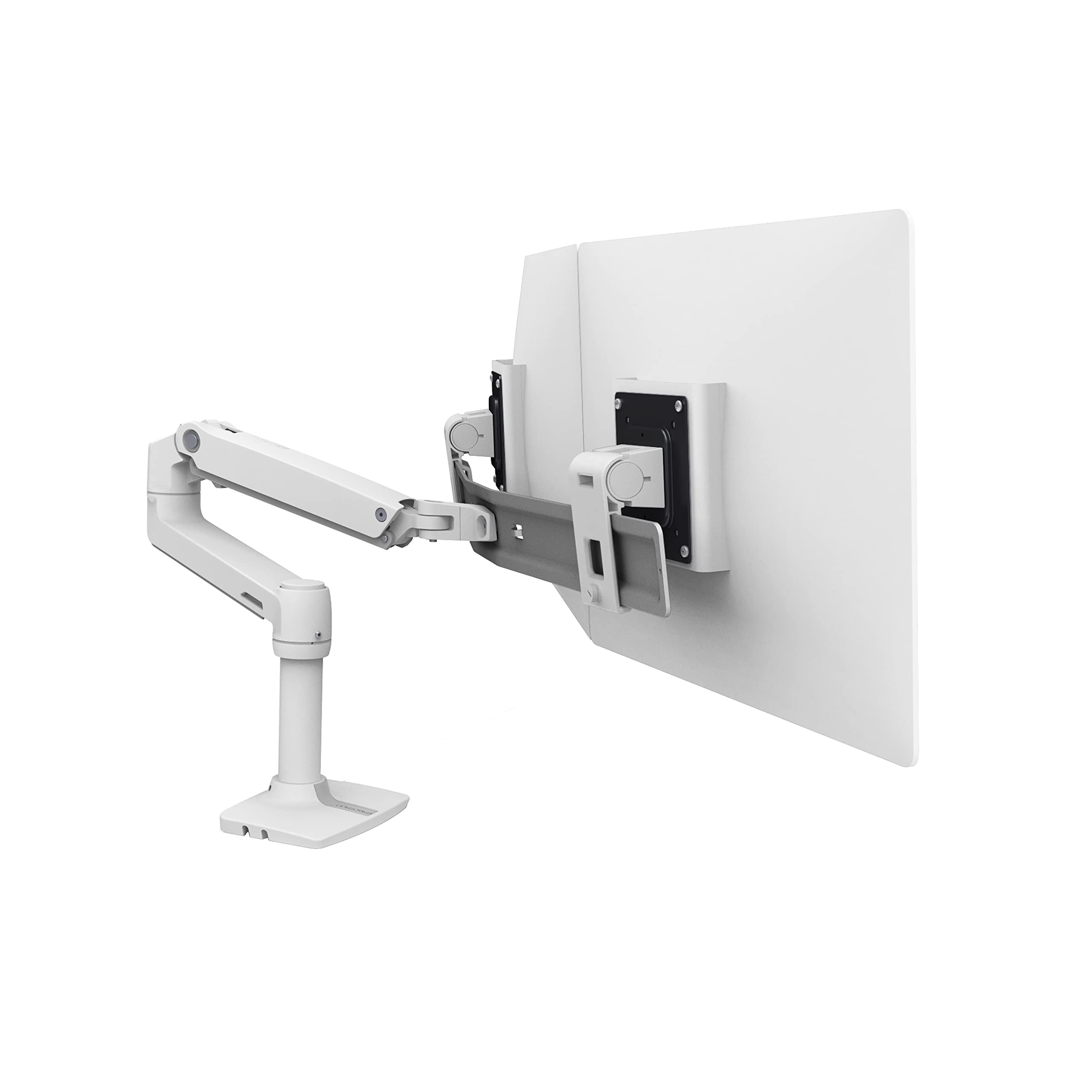 LX Desk Dual Direct Arm Bright White