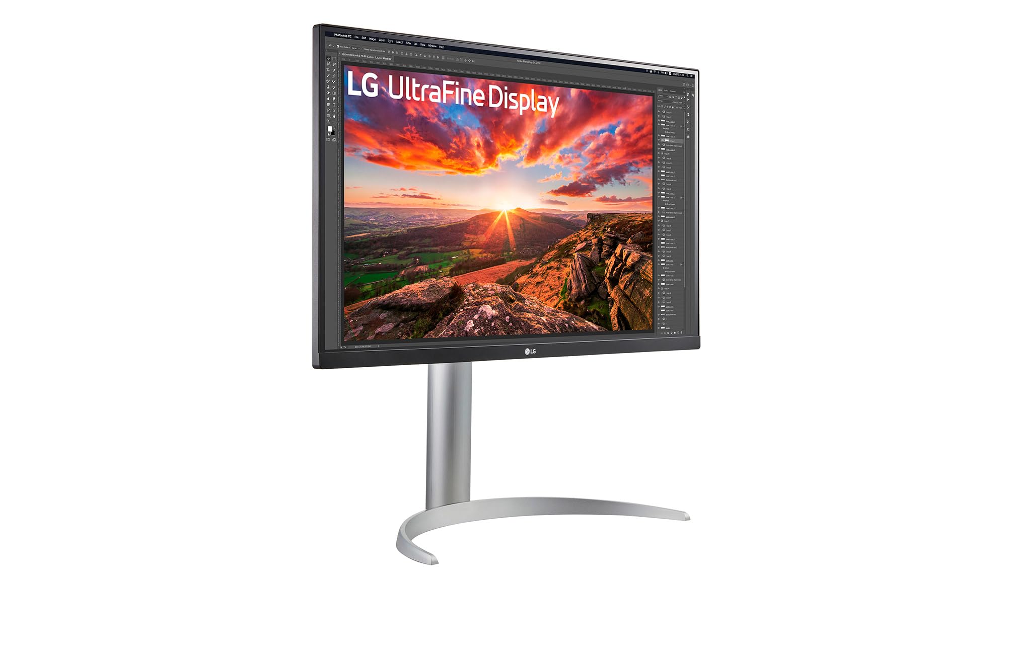 LG 27UP850K-W.AEU Écran LED - 27p - 3840 x 2160 4K UHD - IPS - 400 cd/m² - 1200:1 - DisplayHDR 400- 5ms - 2xHDMI, DP hauts parleurs