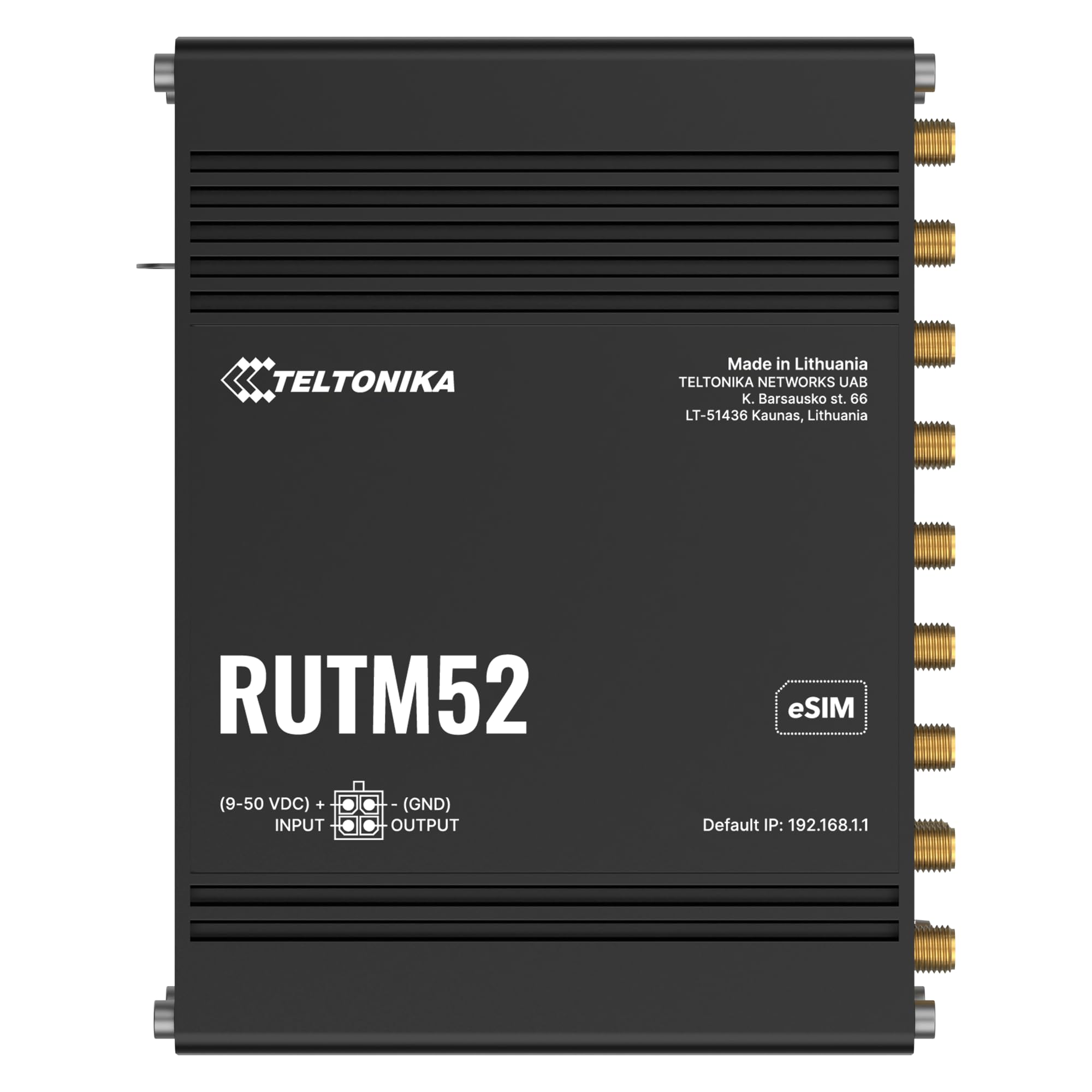 Routeur Wi-Fi double bande Teltonika RUTM5210B000 5G avec Ethernet Gigabit