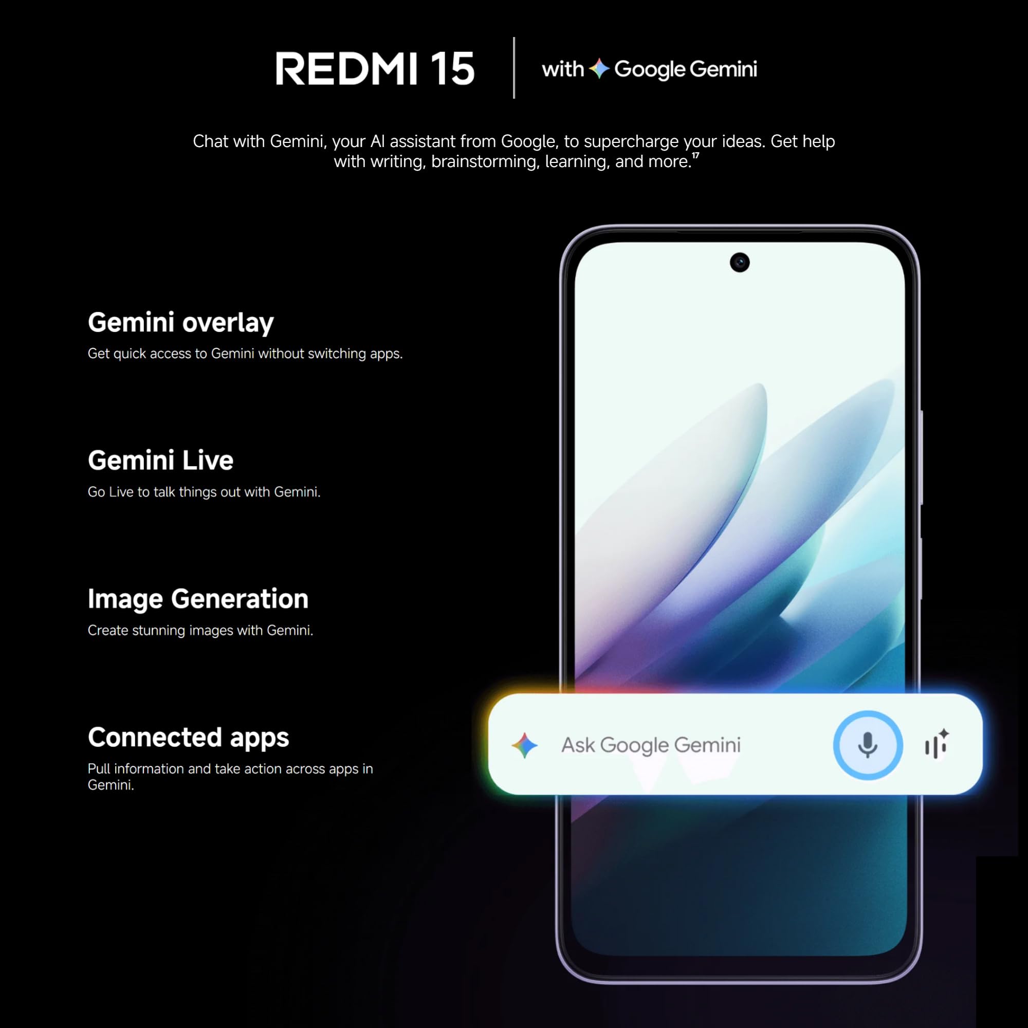 Xiaomi Redmi 15 4G (6.9''- NFC - 256 Go, 8 Go RAM) Violet
