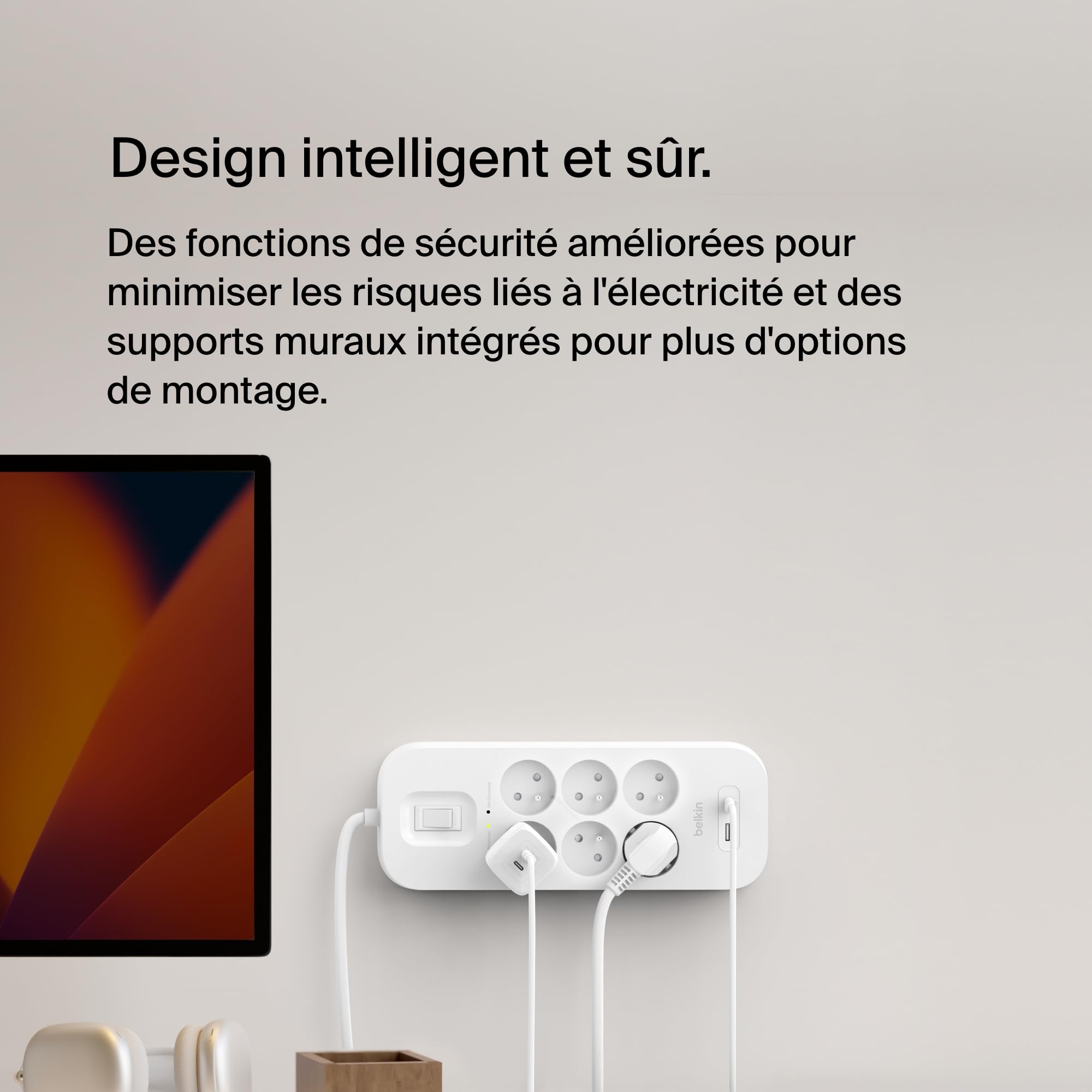 BELKIN Surge Protection with USB C 6 Outlet