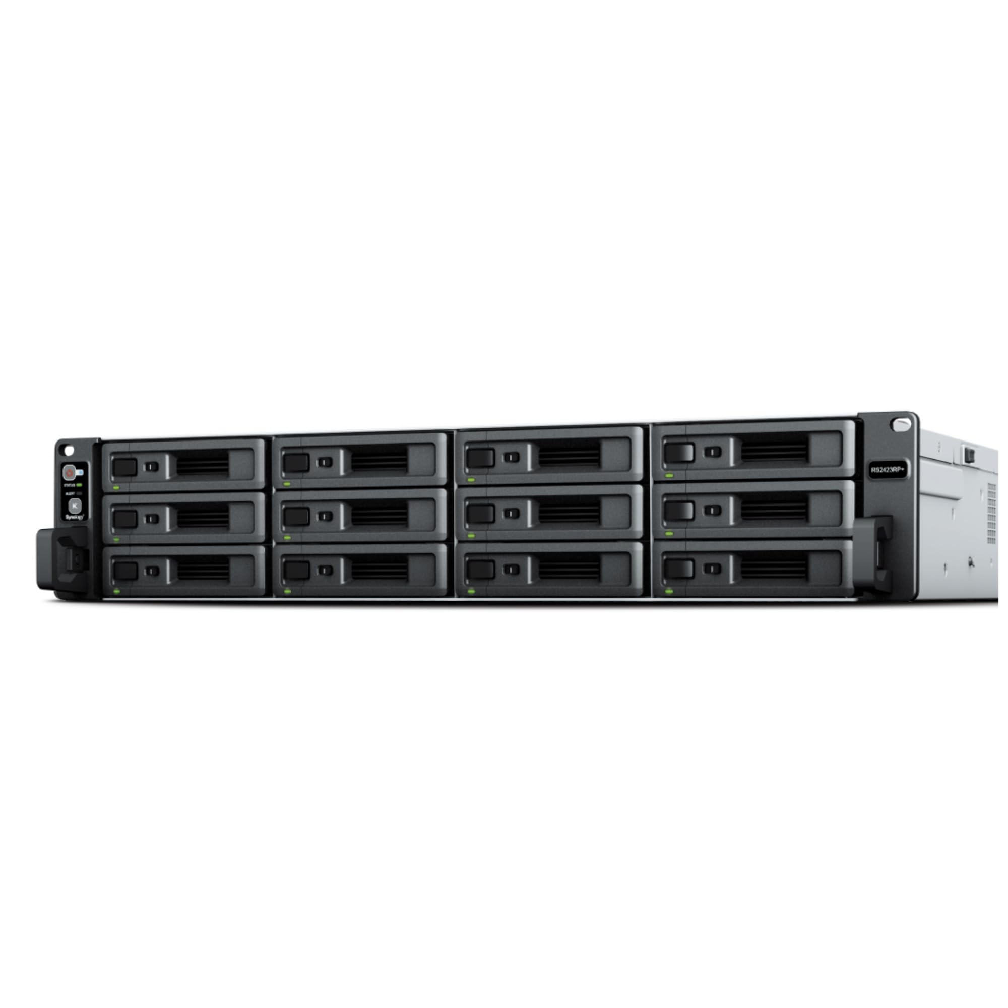 SYNOLOGY RS2423+ 12-BAY Rackstation AMD Ryzen Embedded V1780B QUAD CORE 8Go RAM HDD/SSD Only