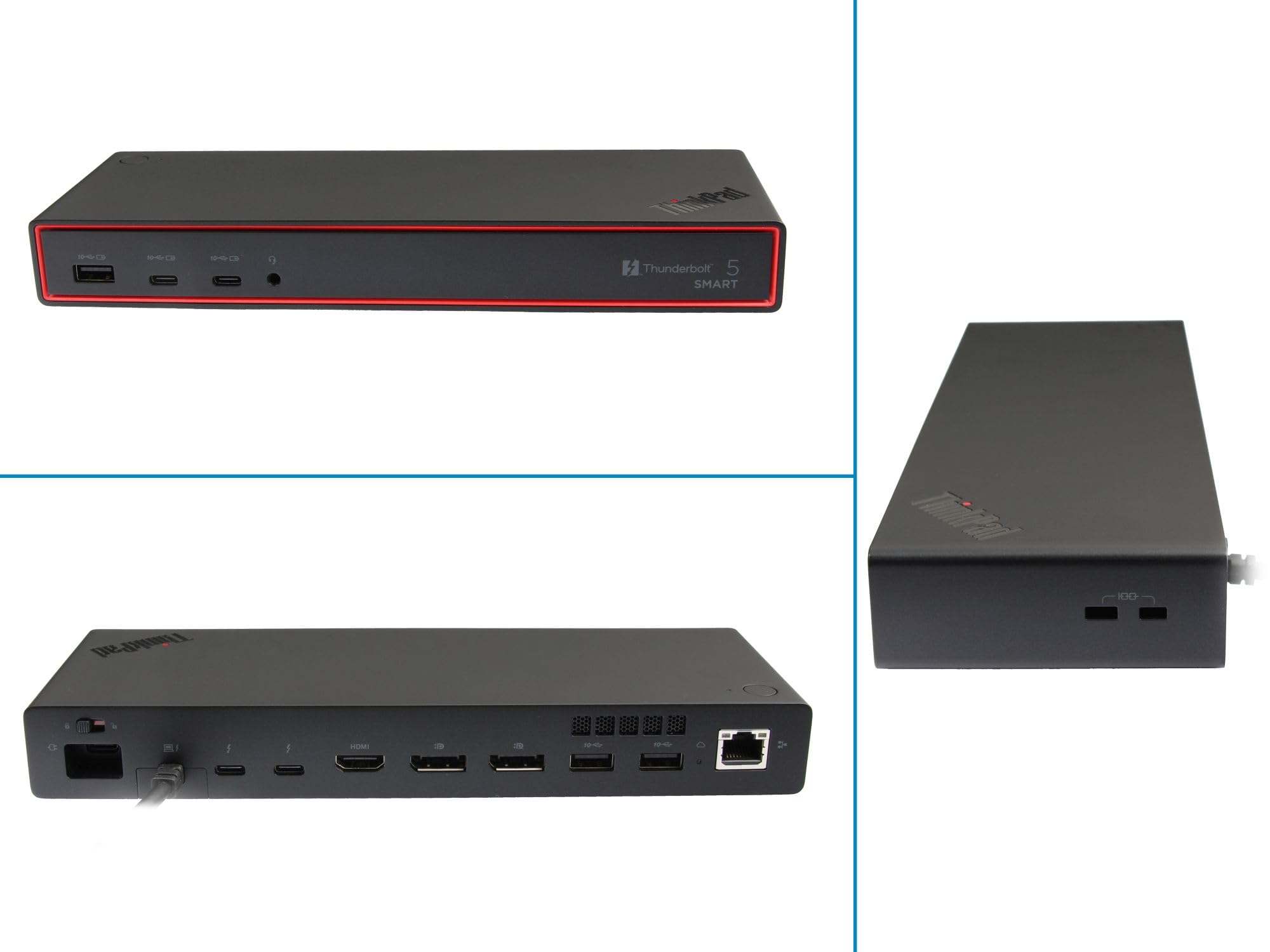LENOVO ThinkPad Smart Dock 7500 Docking station 2xThunderbolt 5 HDMI 2xDisplayport (DP) LAN (RJ-45) 2.5GbE 3xUSB 2xUSB-C 265 Watt