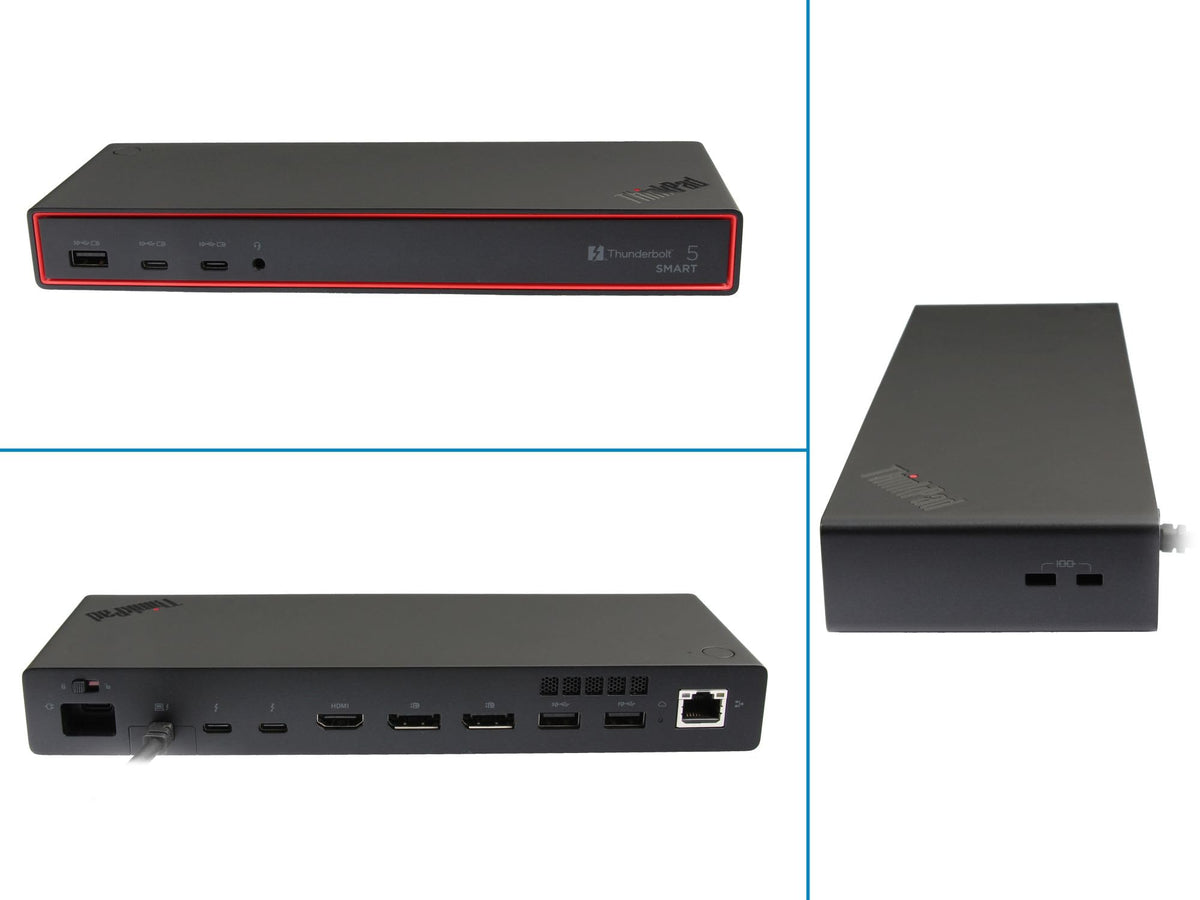LENOVO ThinkPad Smart Dock 7500 Docking station 2xThunderbolt 5 HDMI 2xDisplayport (DP) LAN (RJ-45) 2.5GbE 3xUSB 2xUSB-C 265 Watt