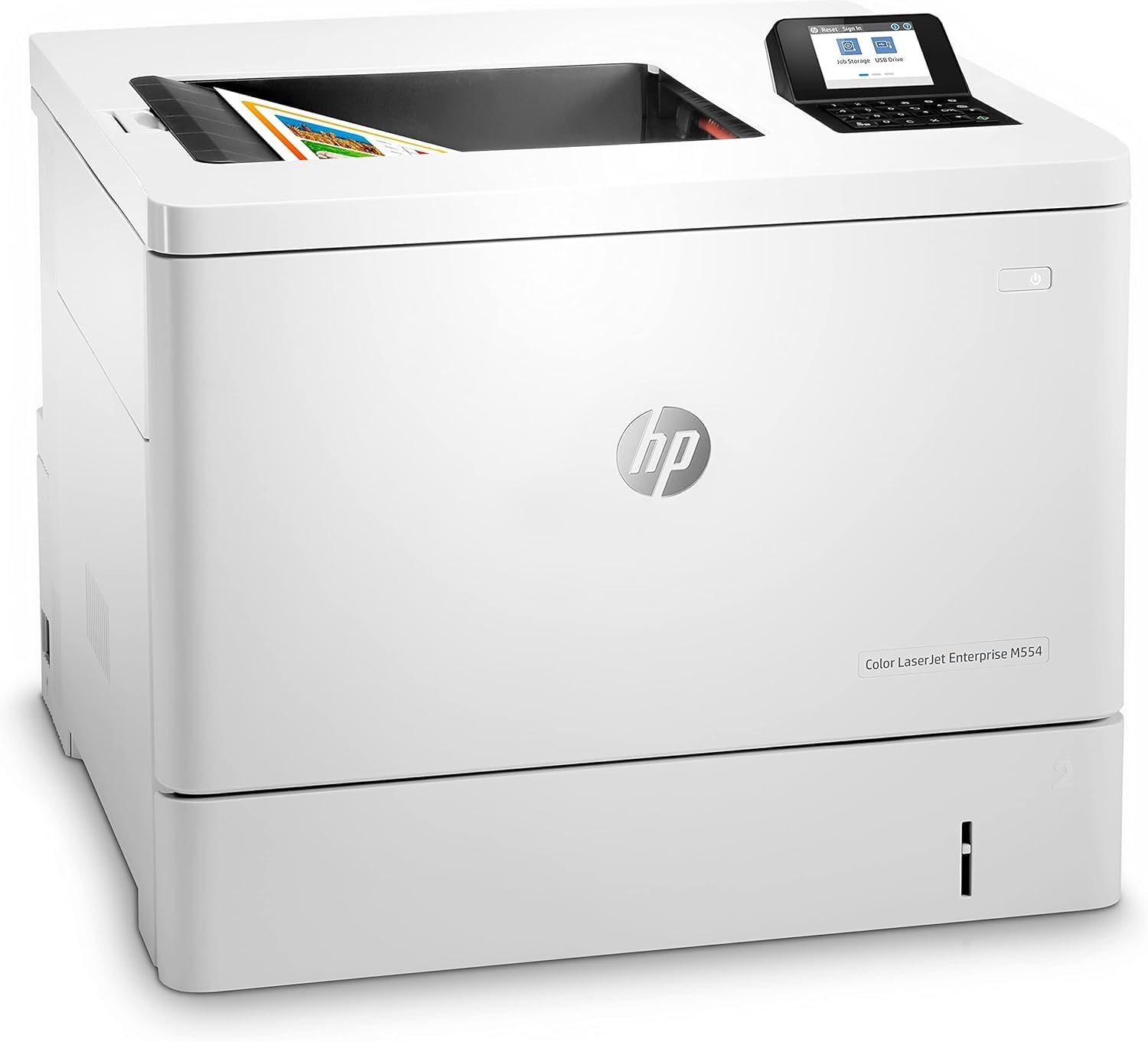 HP Color LaserJet Enterprise M554dn produit neuf emballage abimé A4 color laser USB 33ppm (P)