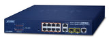 Planet FGSD-1008HPS Switch Niv2 8P PoE+ & 2Giga/SFP 125W