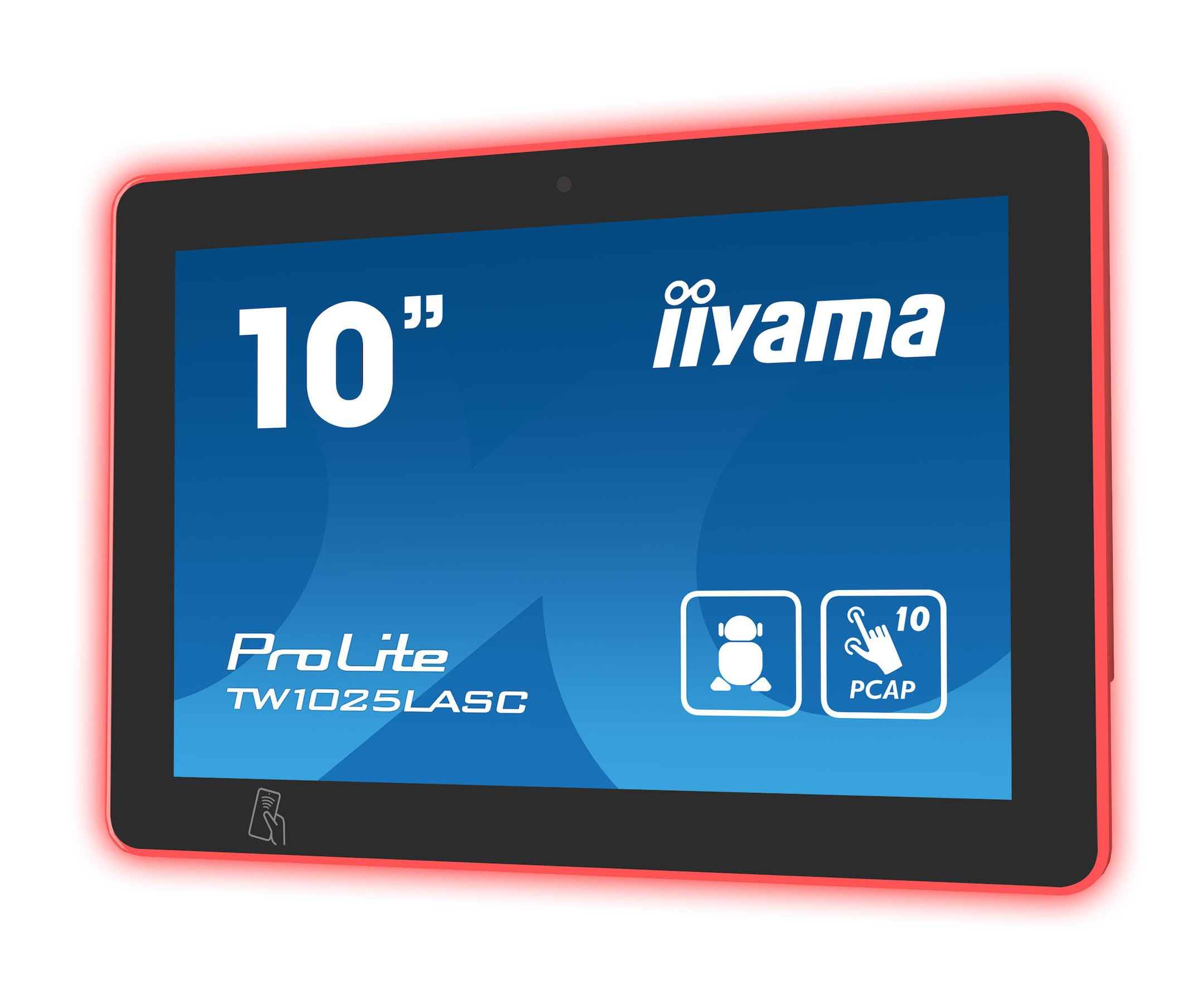 "iiyama TW1025LASC-B1PNR PC Panel LCD 10,1"" avec Android et PoE Écran Tactile Capacitif Projetté Sans Bord 10 Points 1280x1440"