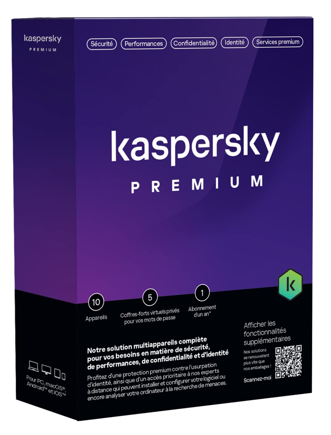 KASPERSKY Premium 10 Postes /1 An
