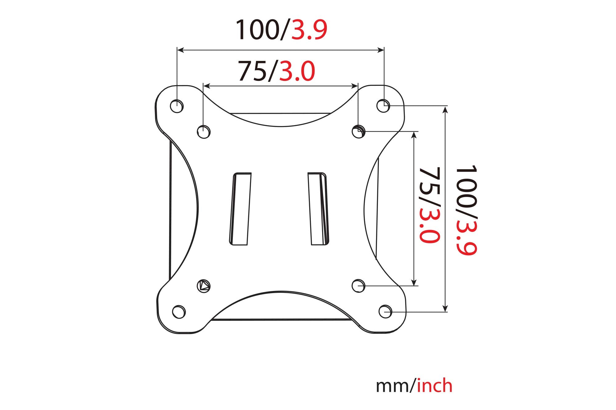 Digitus Fixation murale universelle pour écrans jusqu'a 81cm (32 po)