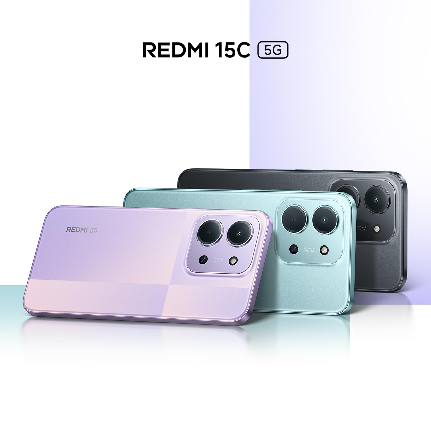 Xiaomi Redmi 15C 5G (6.9'' - 128 Go, 4 Go RAM) Vert