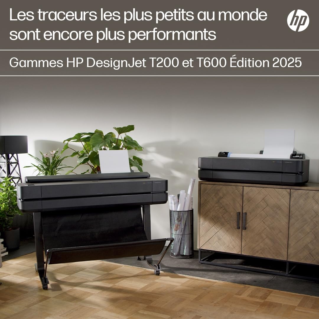 HP DesignJet T630 24p LFP 2025 Colour Ink-Jet A1 ANSI D Roll 61cm 2400x1200dpi 0.5 min/page USB LAN Wi-Fi