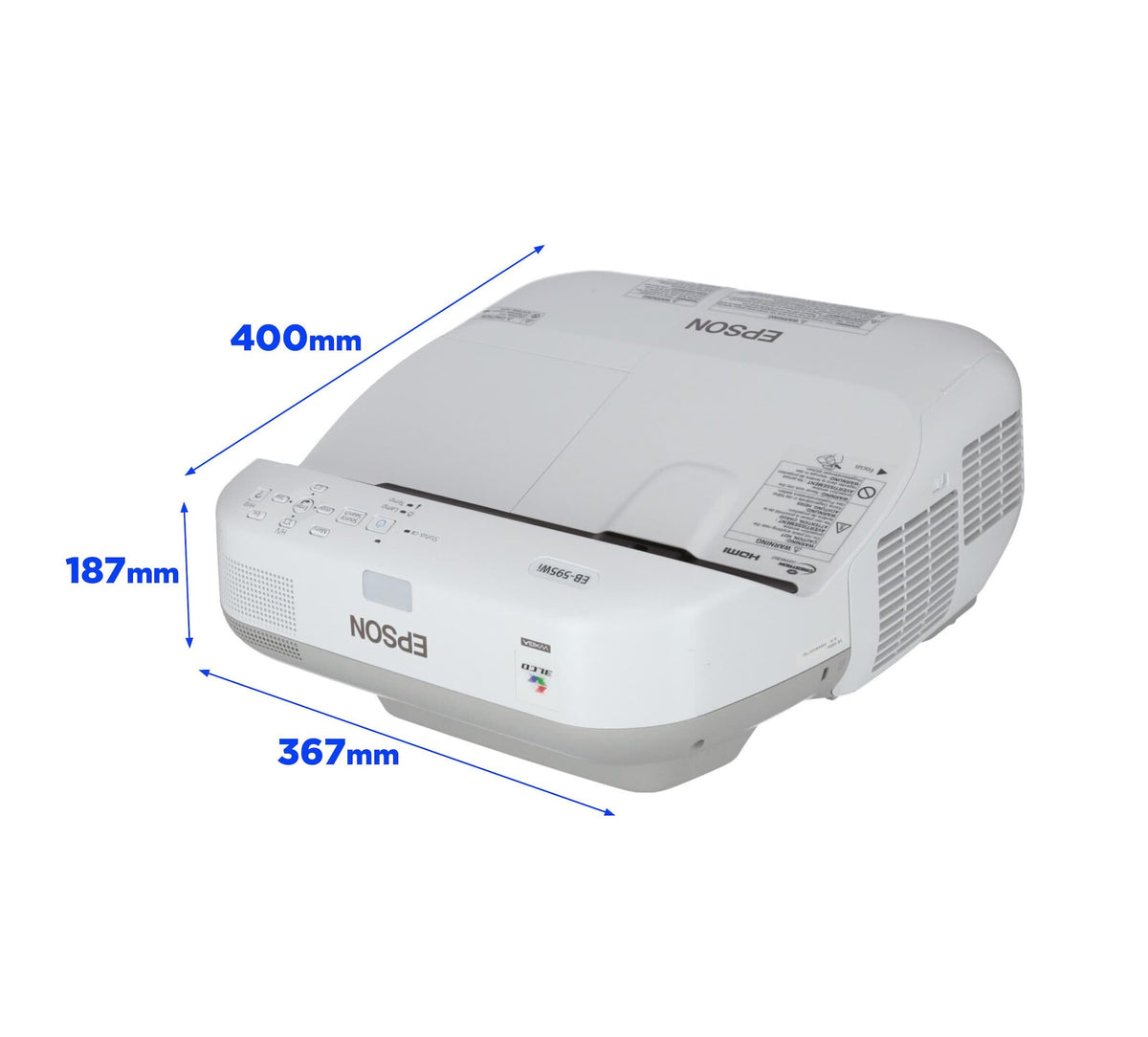 EPSON EB-695Wi 3LCD WXGA interactive ultra short throw projector 1280x800 16:10 3500 lumen 16W speaker