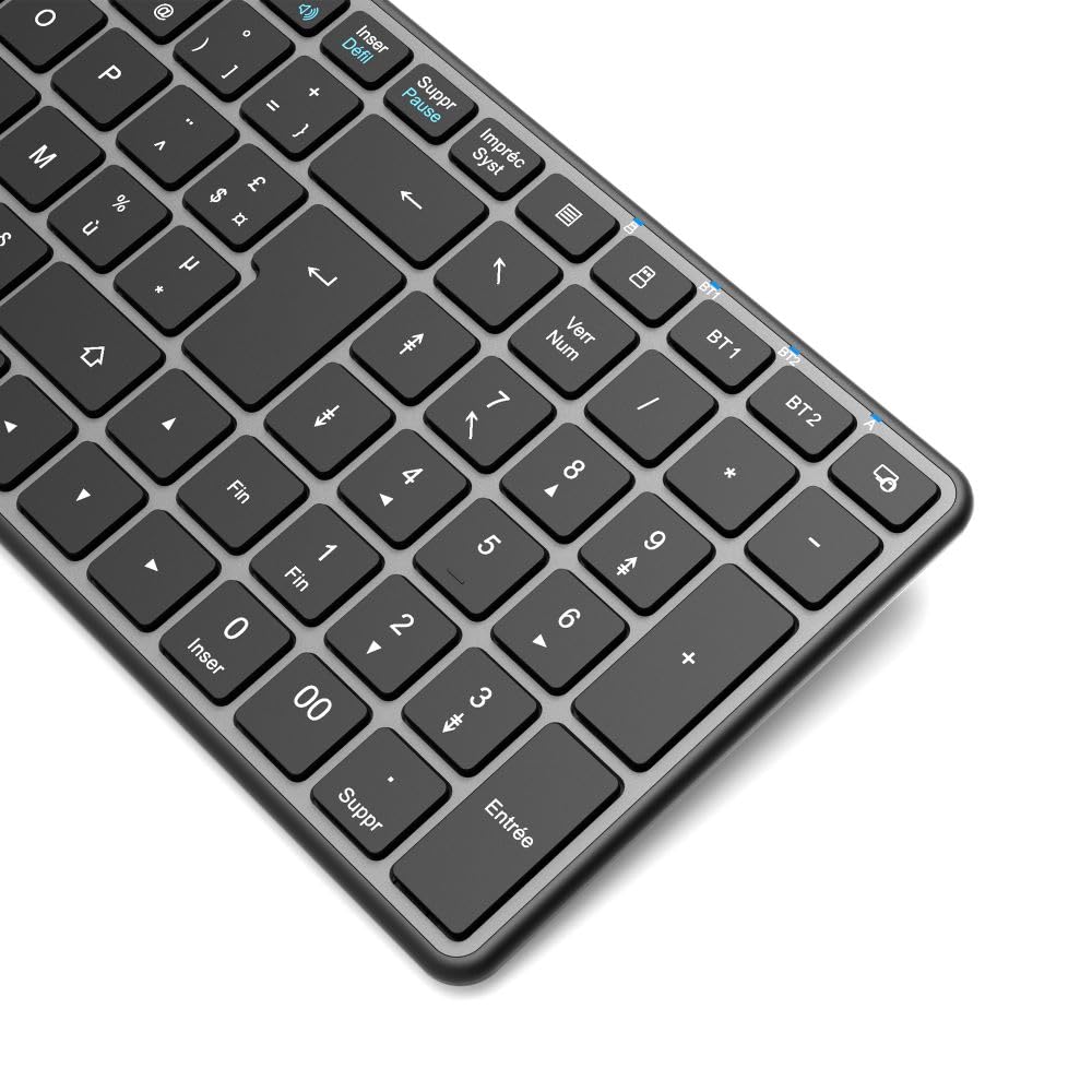 PORT DESIGNS Keyboard Compact Pro Rechargeable Bluetooth (FR)