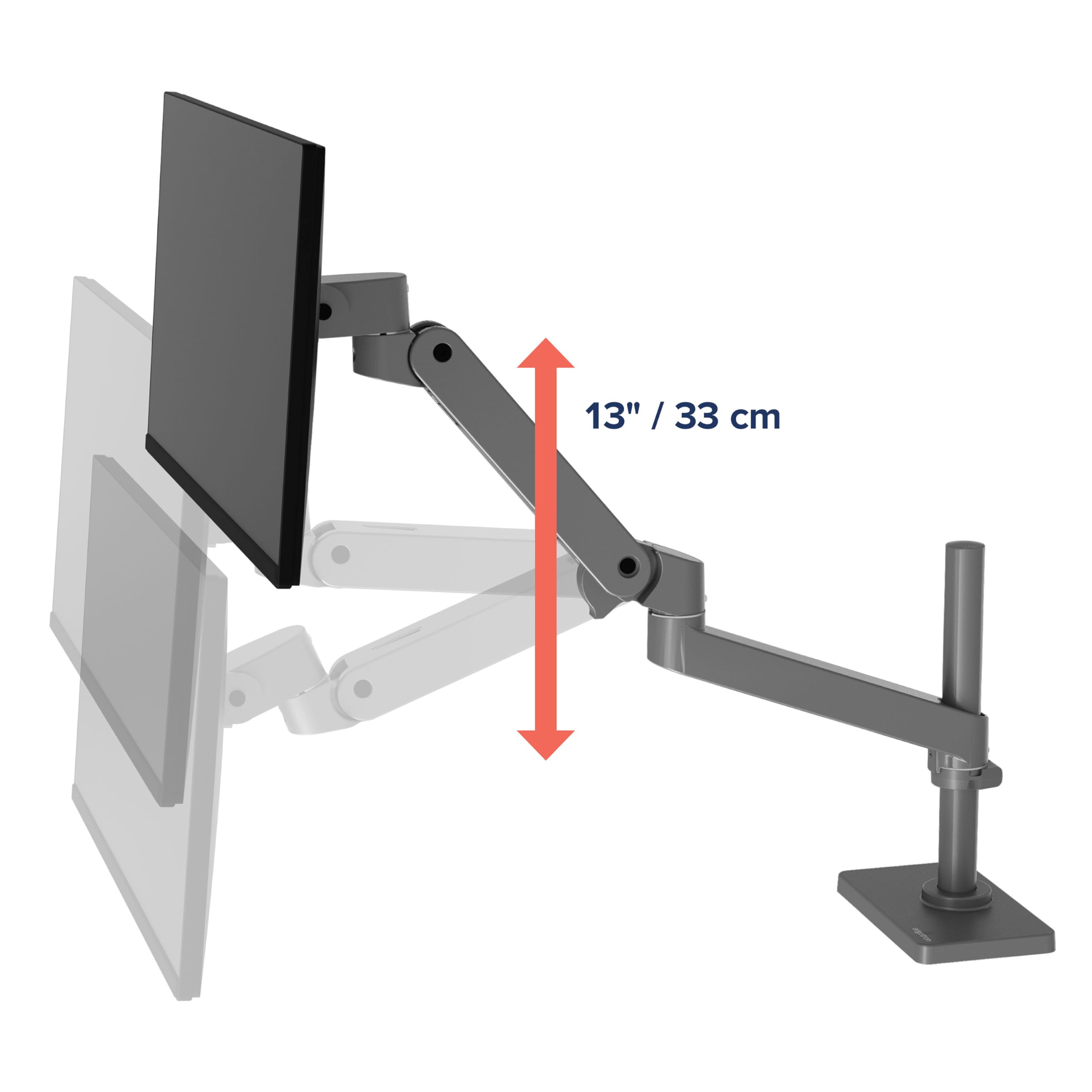 LX PRO ARM SINGLE DISPLAY TALL POLE