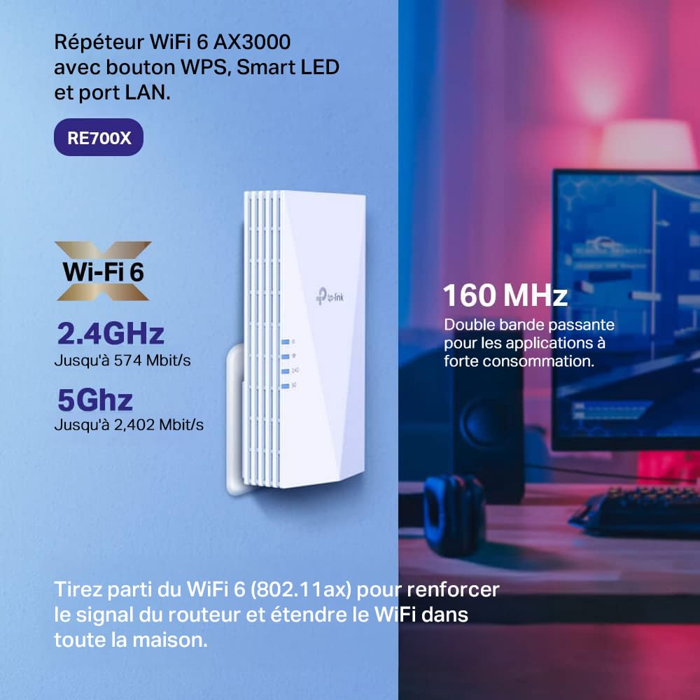 AX3000 Wi-Fi 6 Range Extender