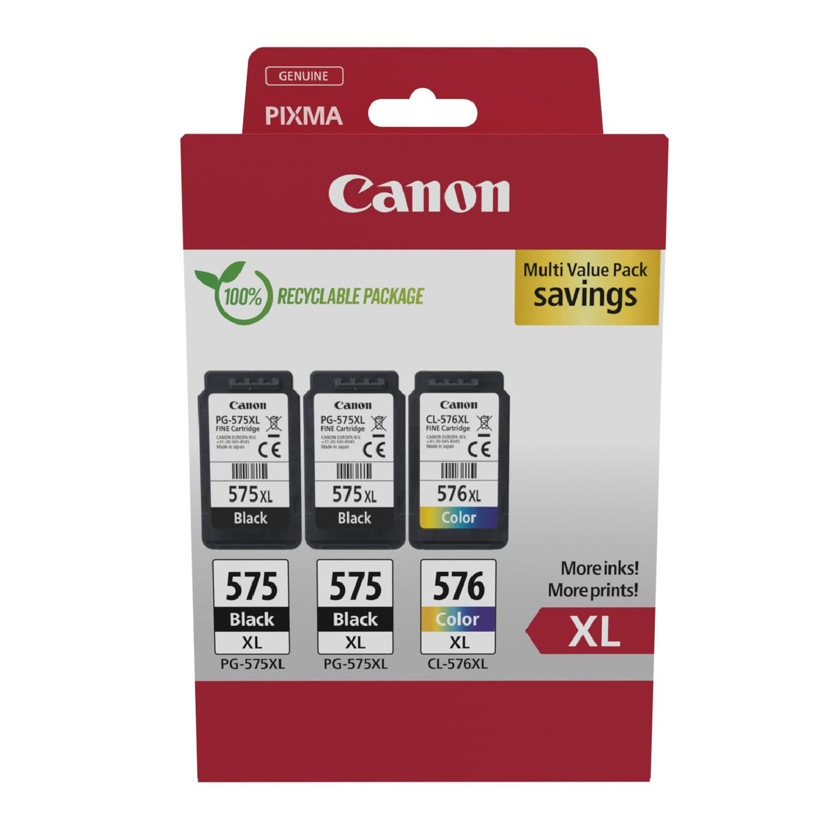 CANON PG-575XLx2/CL-576XL Ink Cartridge MULTI