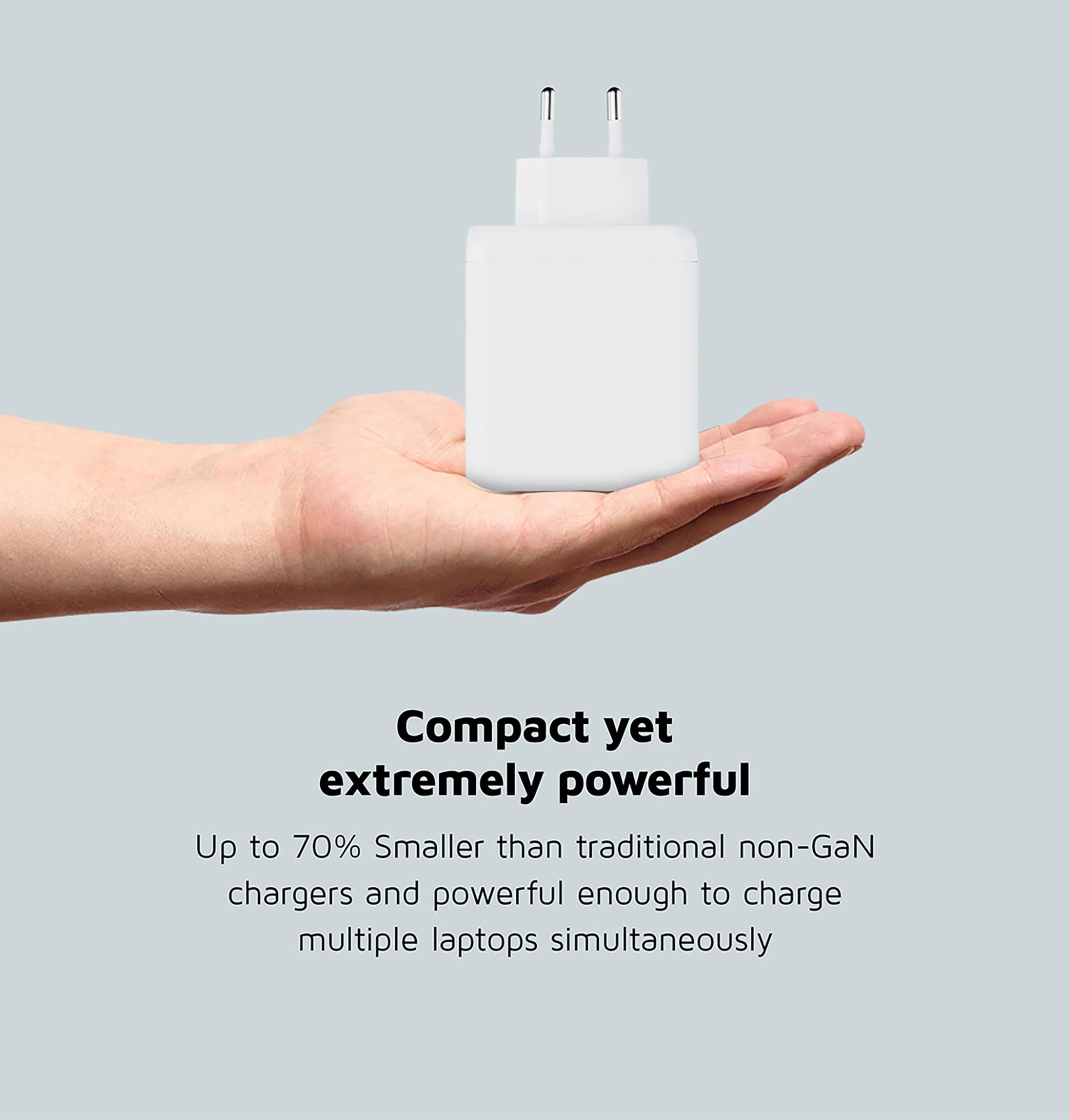 XTORM Chargeur mural écologique XEC100 100 W 3 ports USB-A USB-C PD certifié GRS