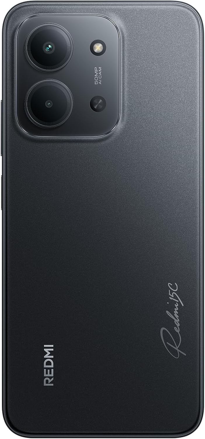 Xiaomi Redmi 15C 4G (6.9''- NFC - 256 Go, 4 Go RAM) Noir
