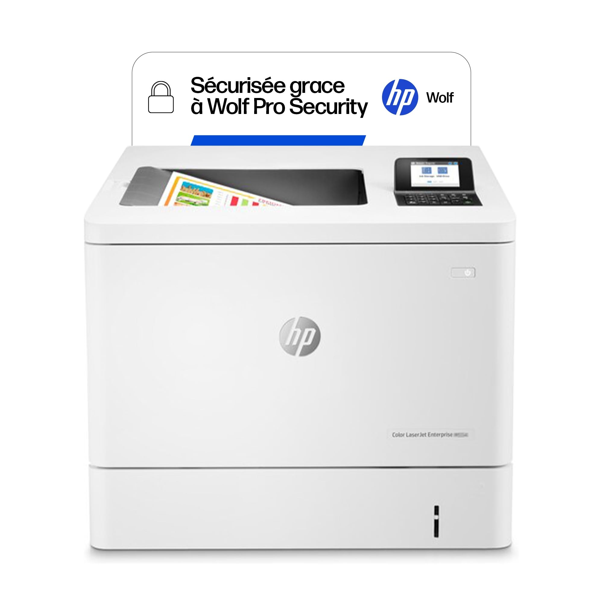 HP Color LaserJet Enterprise M554dn produit neuf emballage abimé A4 color laser USB 33ppm (P)