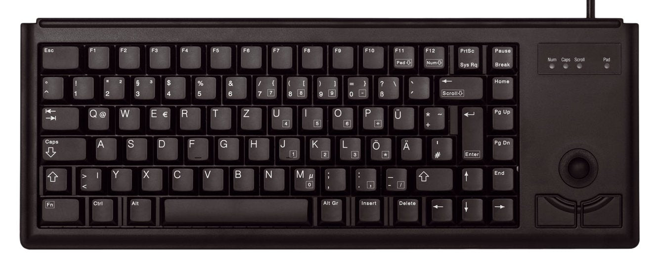 CHERRY Clavier compact G84-4400 USB noir