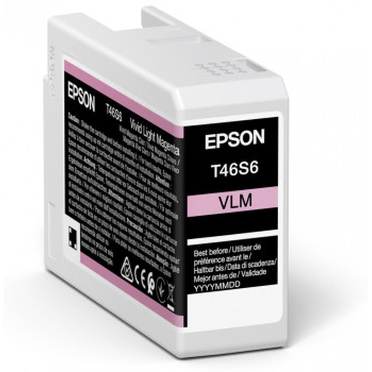 EPSON 1LB Singlepack Vivid Light Magenta T46S6 UltraChrome Pro 10 ink 25ml