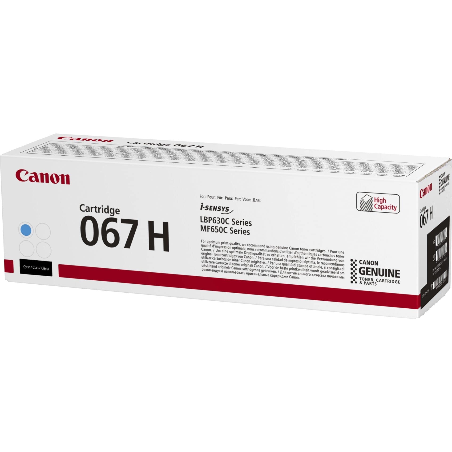CANON Toner Cartridge 067 High yield Cyan