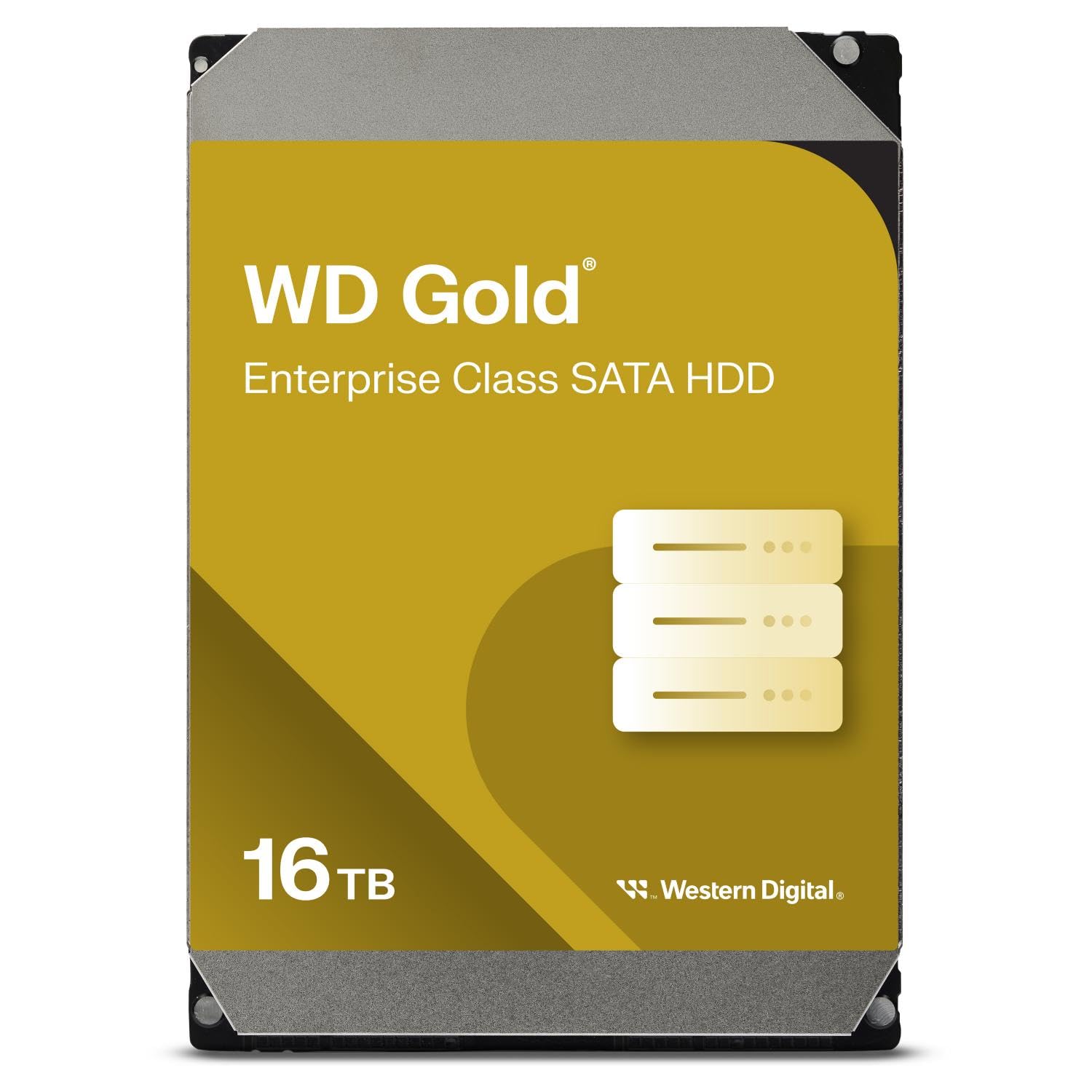 WD Gold 16To HDD 7200rpm 6Gb/s sATA 512Mo cache 3.5p intern RoHS compliant Enterprise Bulk